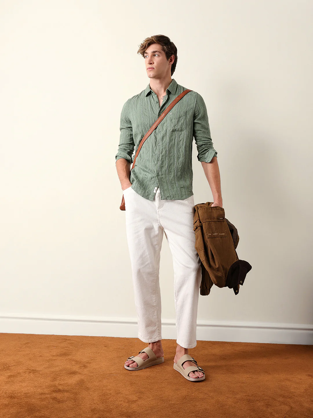 Men Long Sleeves Shirt - Image 2