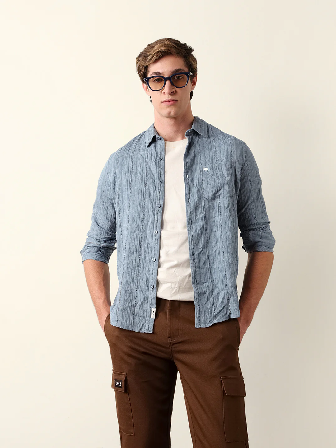 Men Long Sleeves Shirt - Image 2