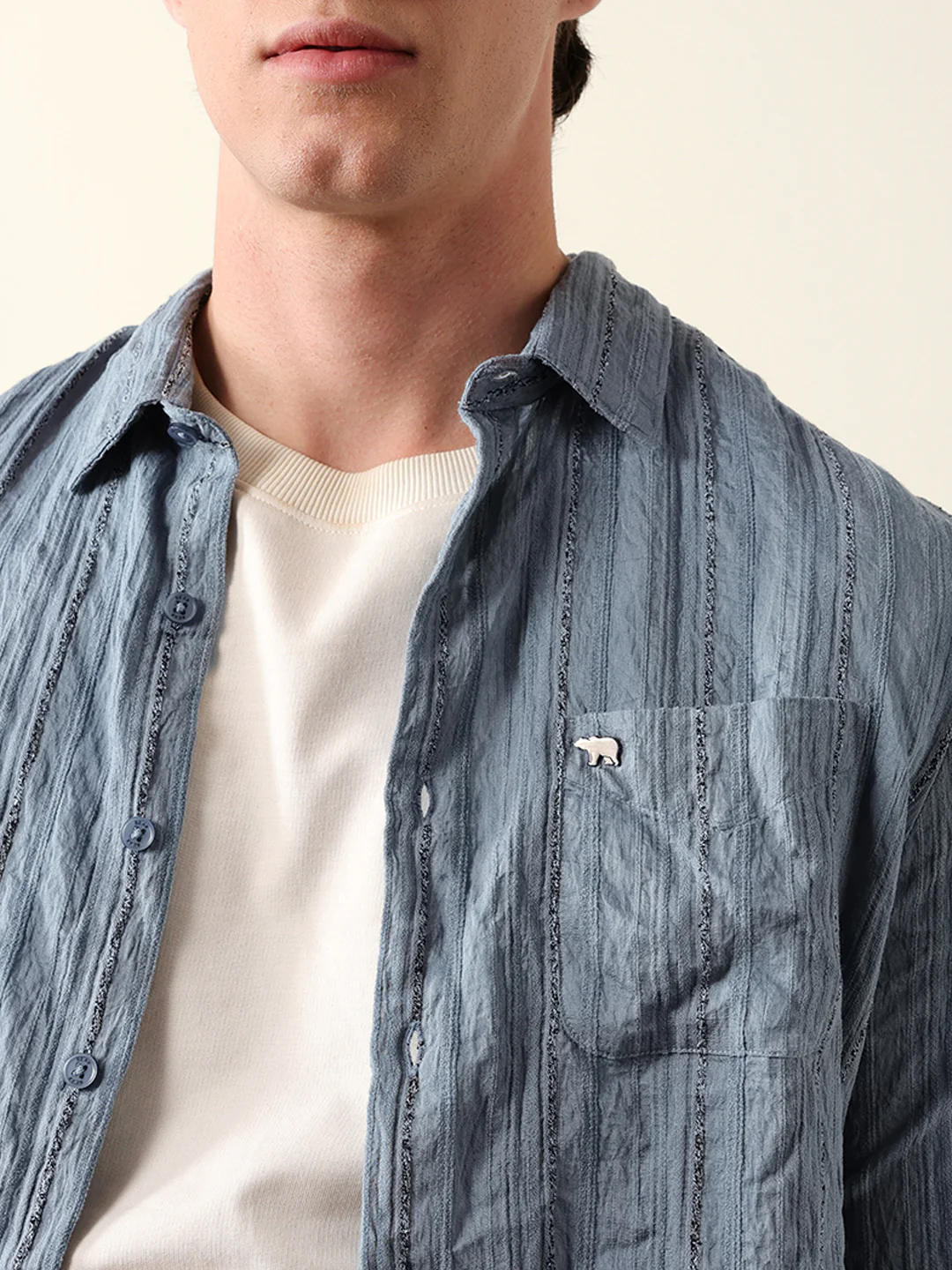 Men Long Sleeves Shirt - Image 5