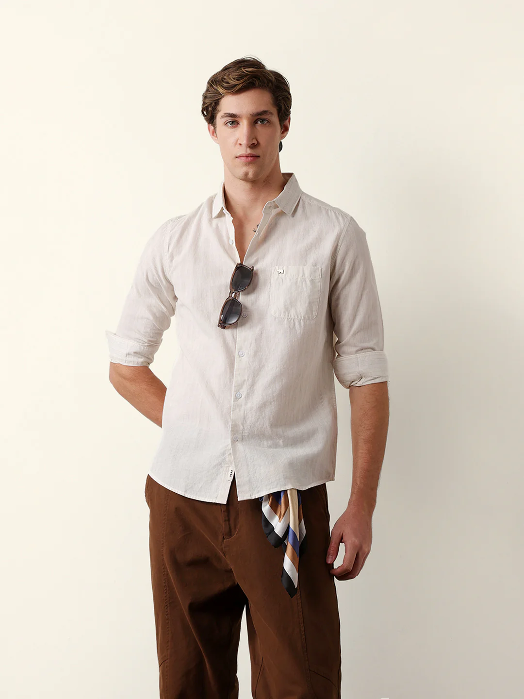 Men Long Sleeves Shirt - Image 3