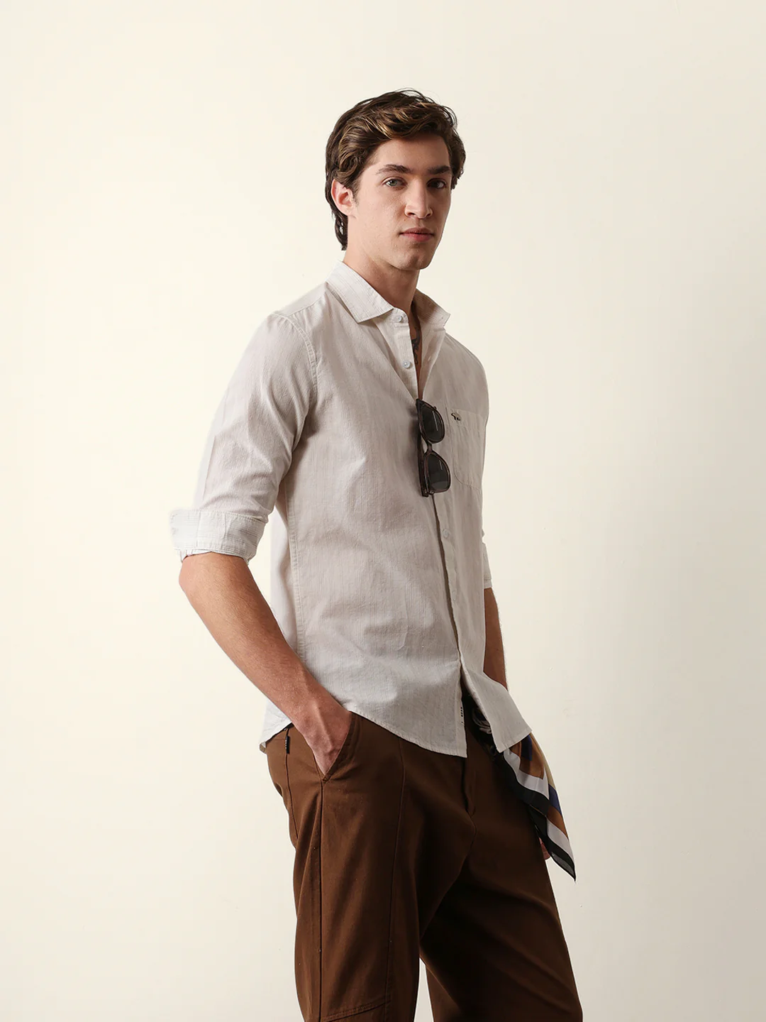 Men Long Sleeves Shirt - Image 5