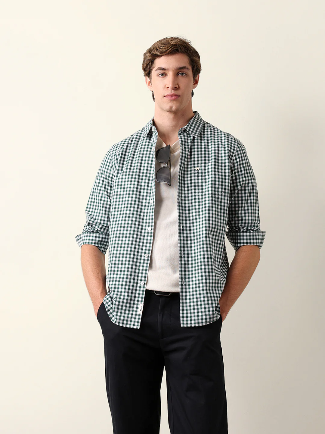 Men Long Sleeves Shirt - Image 3