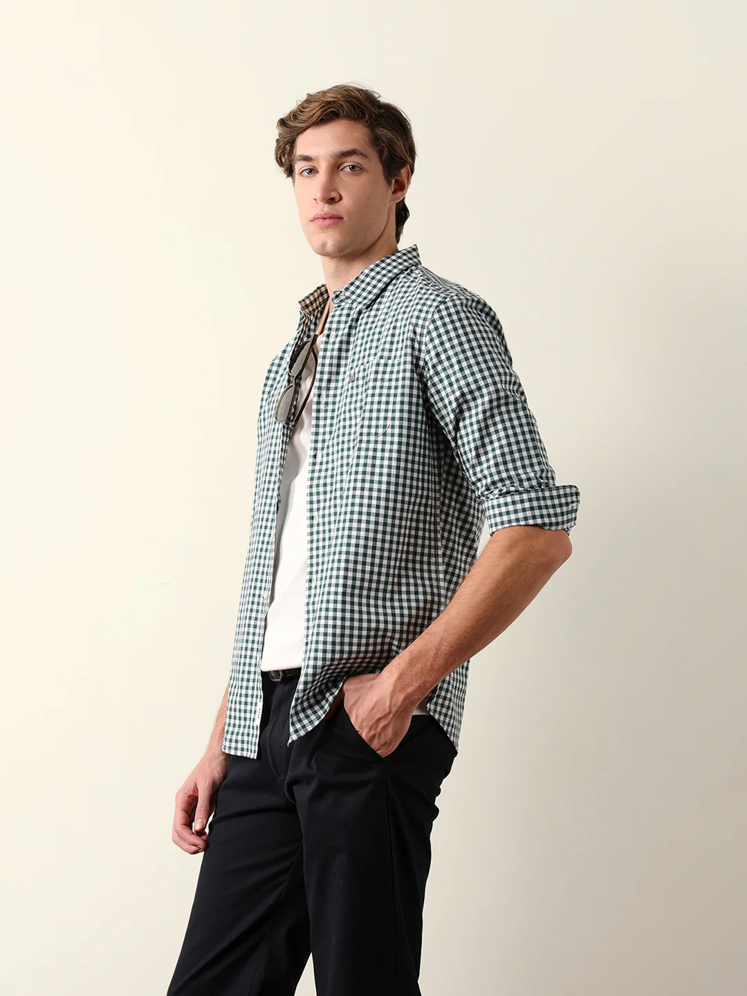 Men Long Sleeves Shirt - Image 4