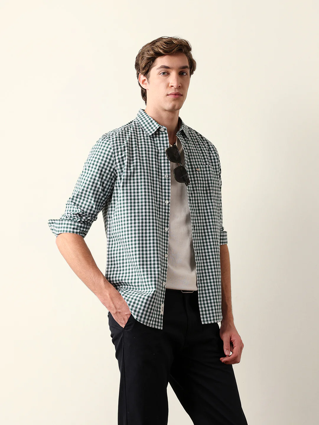 Men Long Sleeves Shirt - Image 5