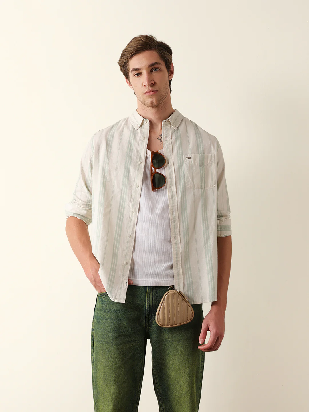 Men Long Sleeves Shirt - Image 3