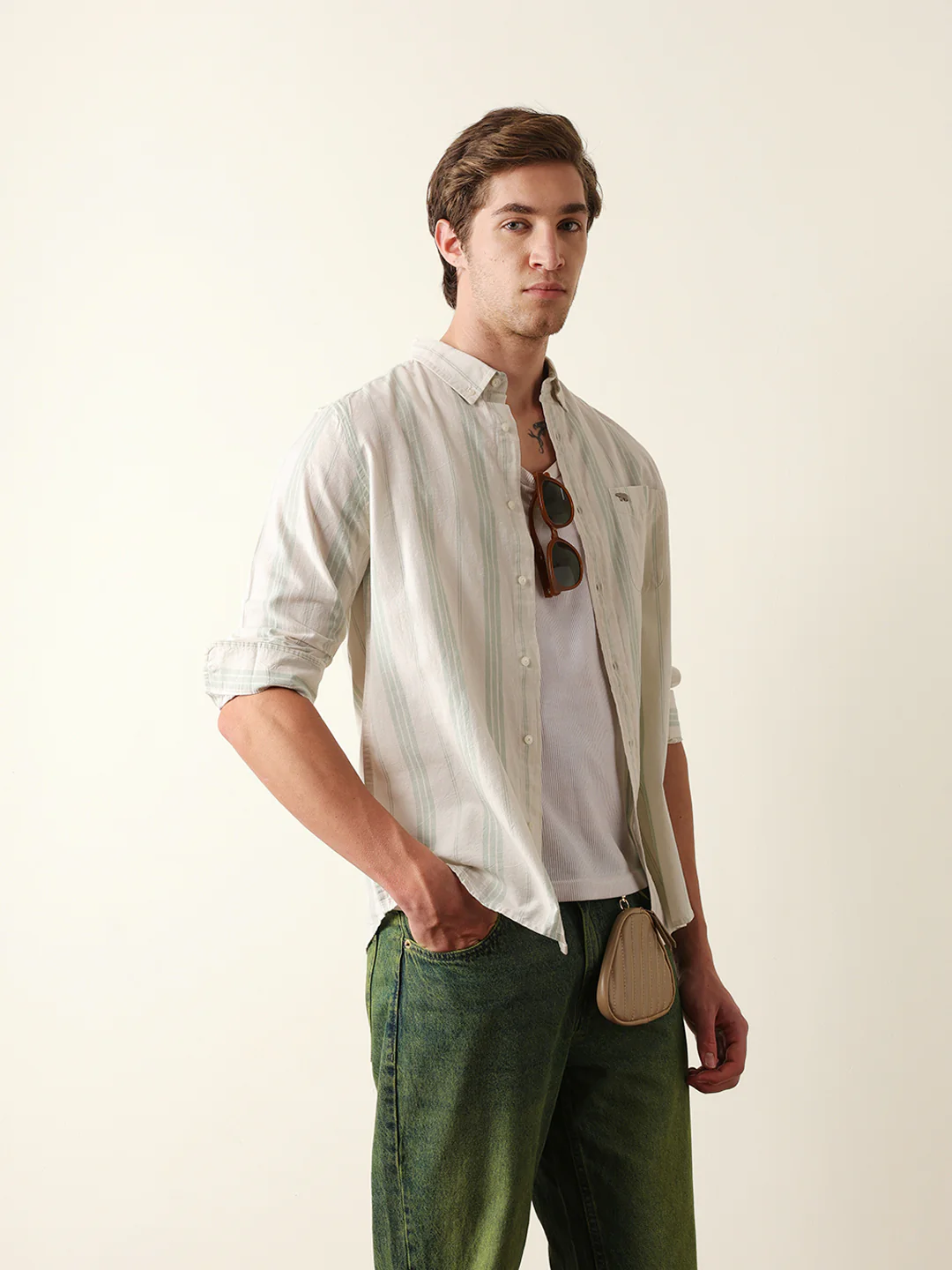 Men Long Sleeves Shirt - Image 5