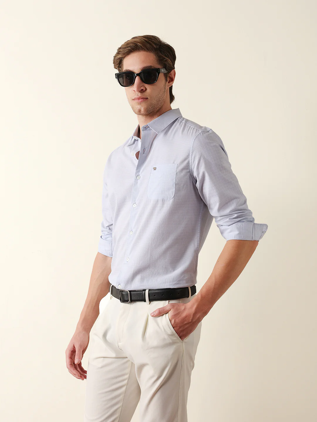 Men Long Sleeves Shirt - Image 4