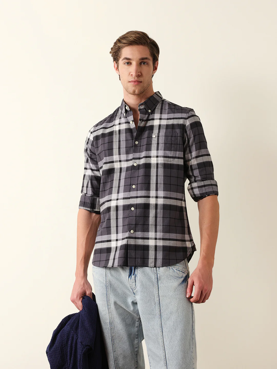Men Long Sleeves Shirt - Image 3