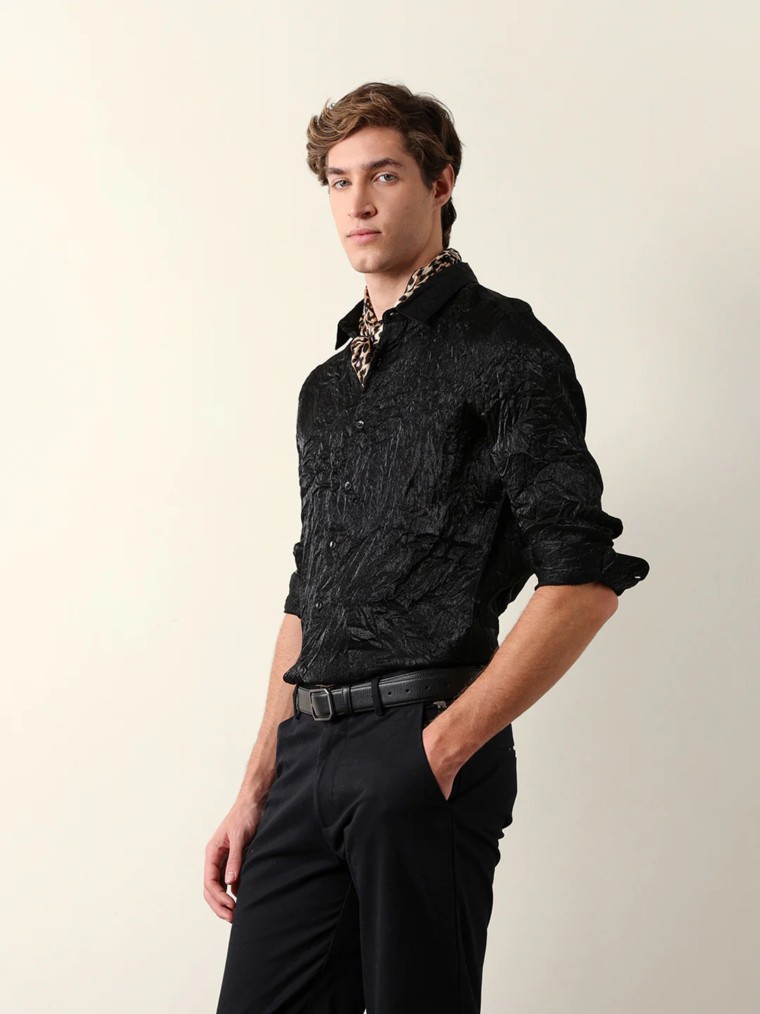 Men Long Sleeves Shirt - Image 4