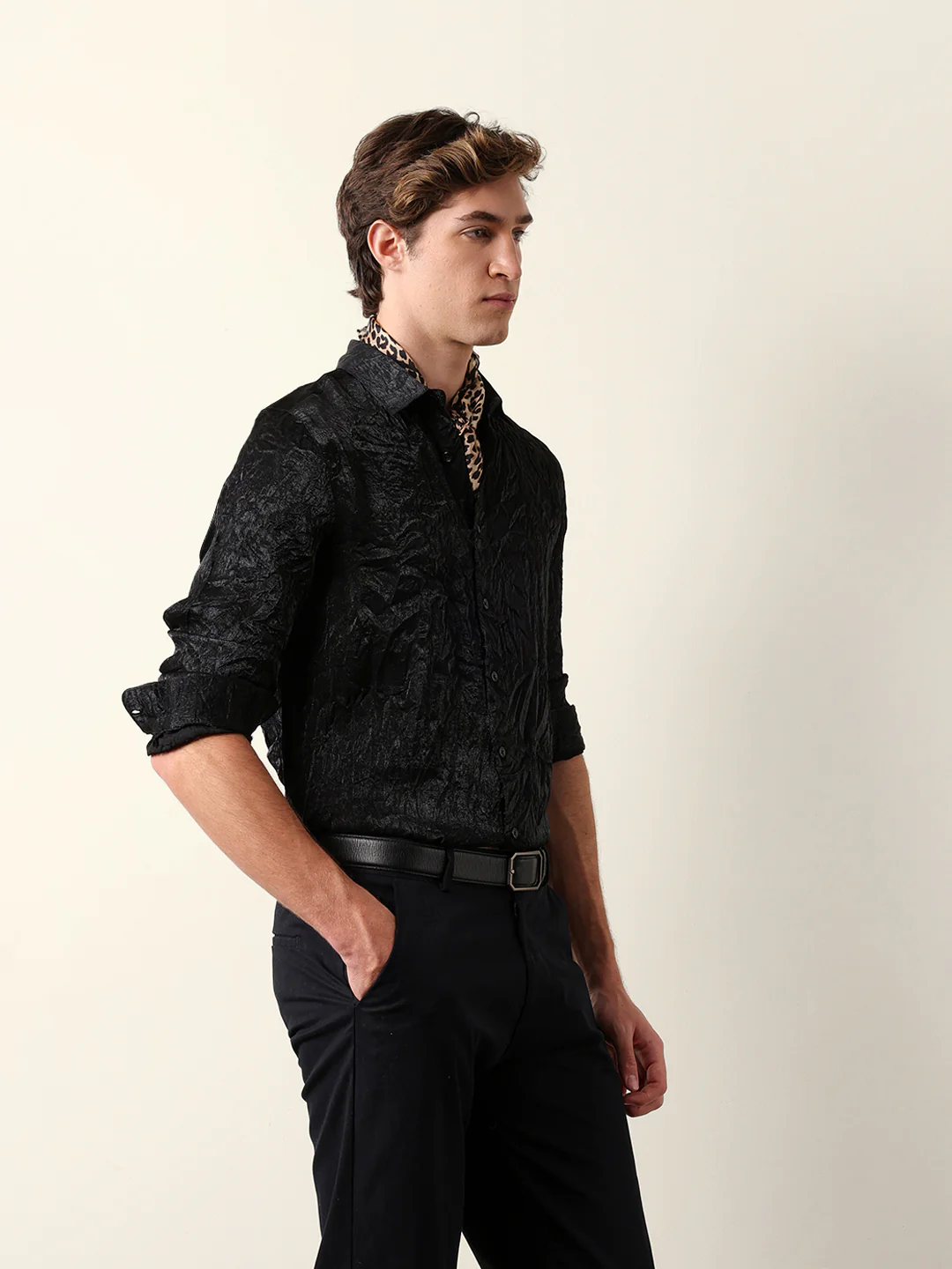 Men Long Sleeves Shirt - Image 5