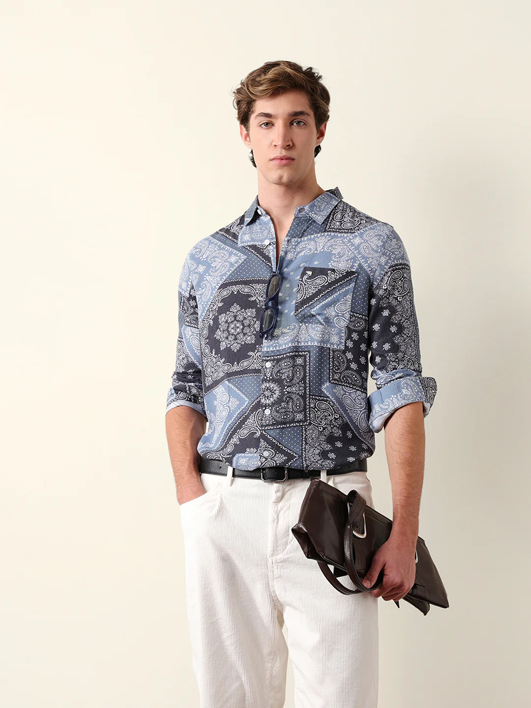 Men Long Sleeves Shirt - Image 3