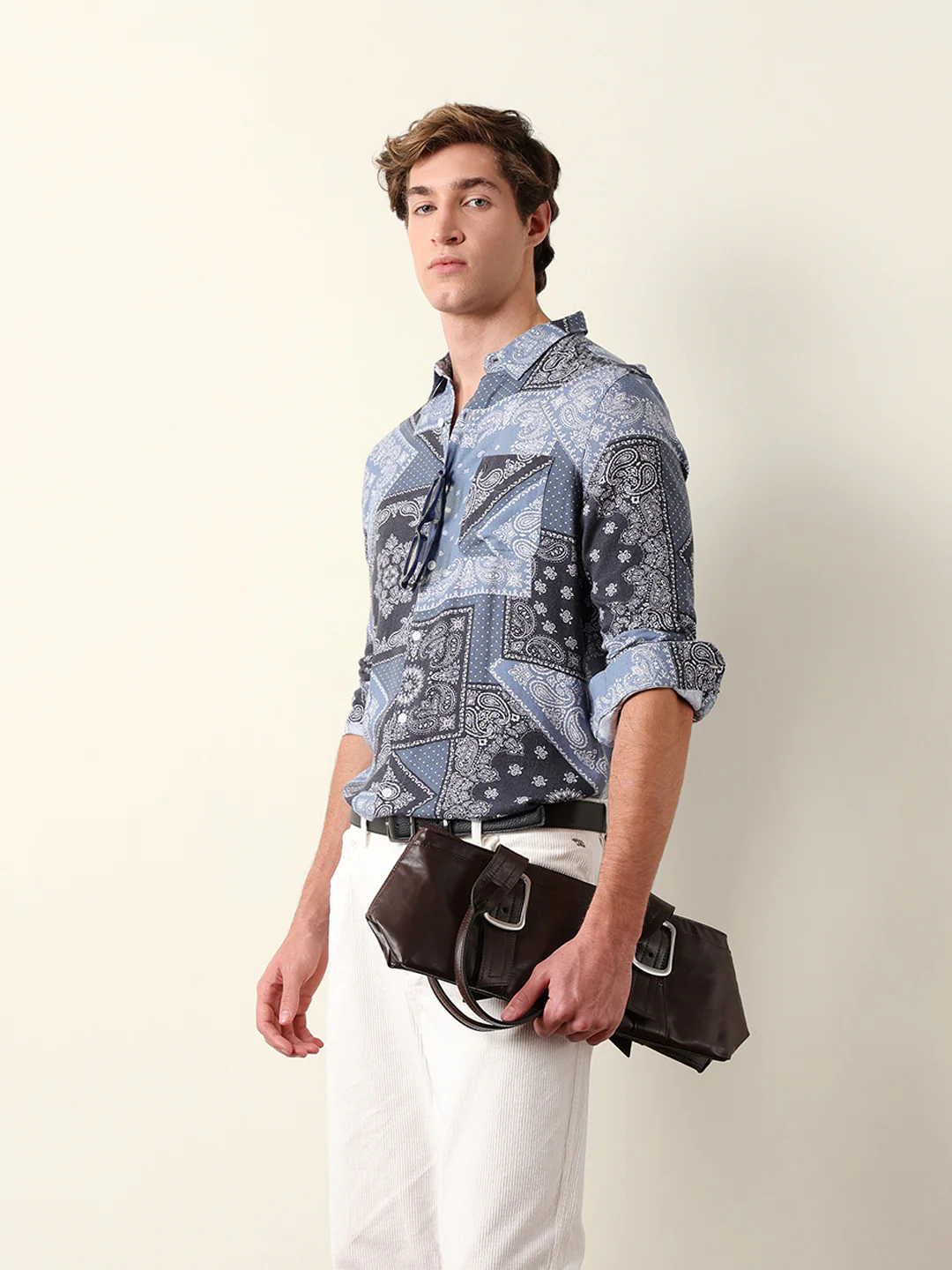 Men Long Sleeves Shirt - Image 4