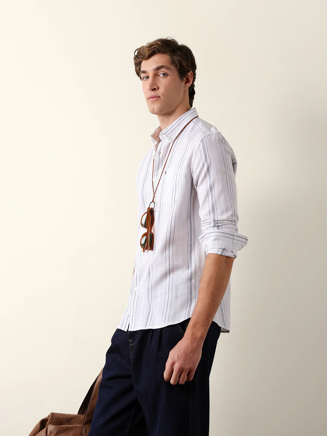 Men Long Sleeves Shirt - Image 3