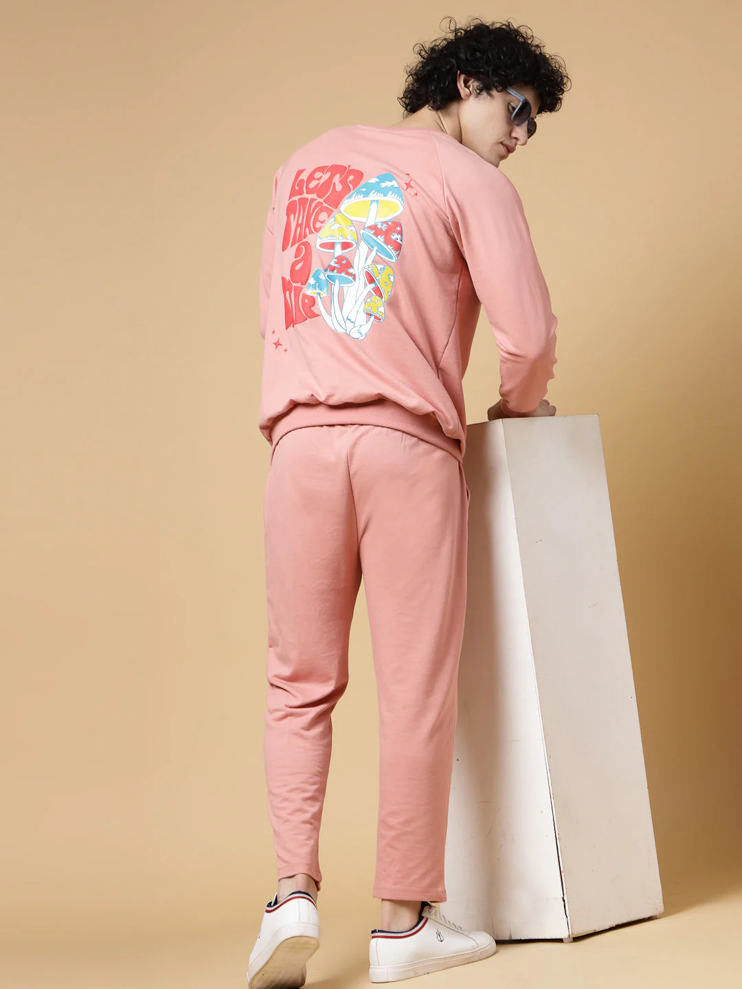 Men Magic Mushroom Oversized Puff Printed Coords - Image 2