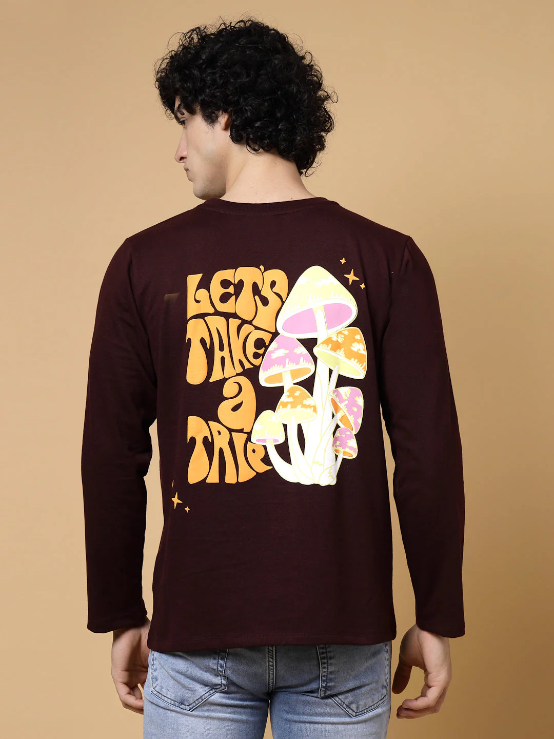 Men Magic Mushroom Oversized Tee - Image 2