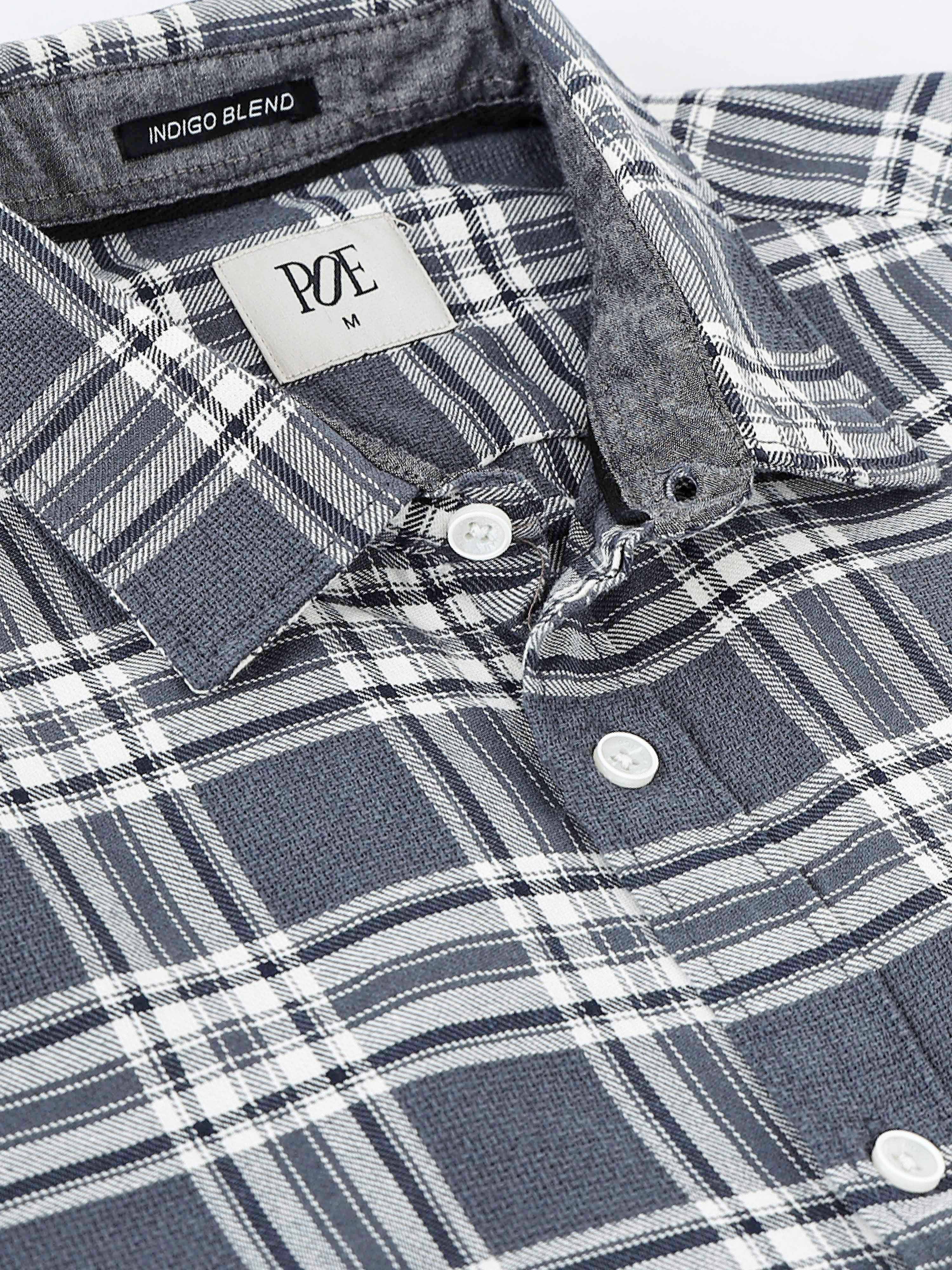 Men Marocco Textured Check Shirt - Image 2