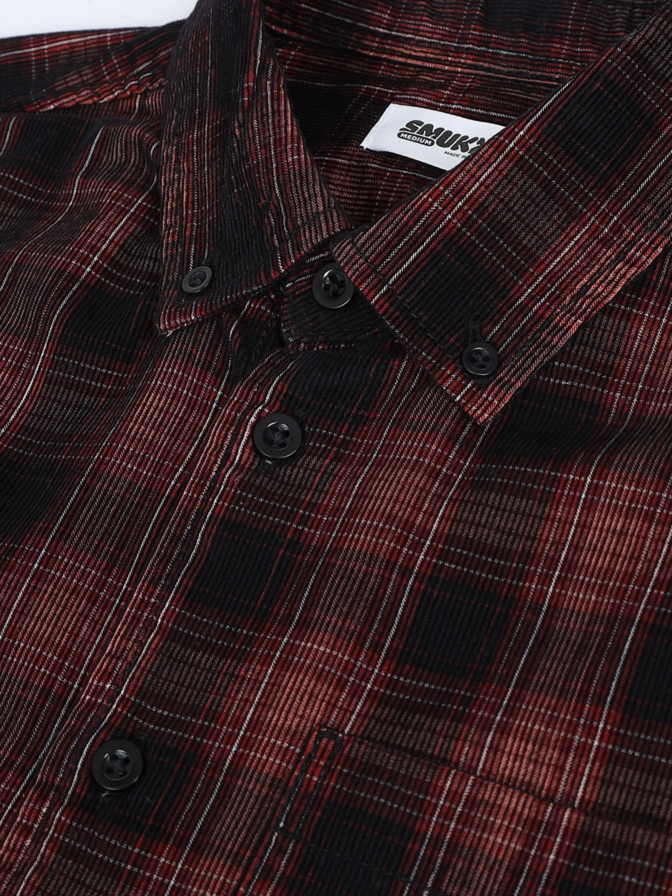 Men Corduroy Button Down Shirt - Image 5