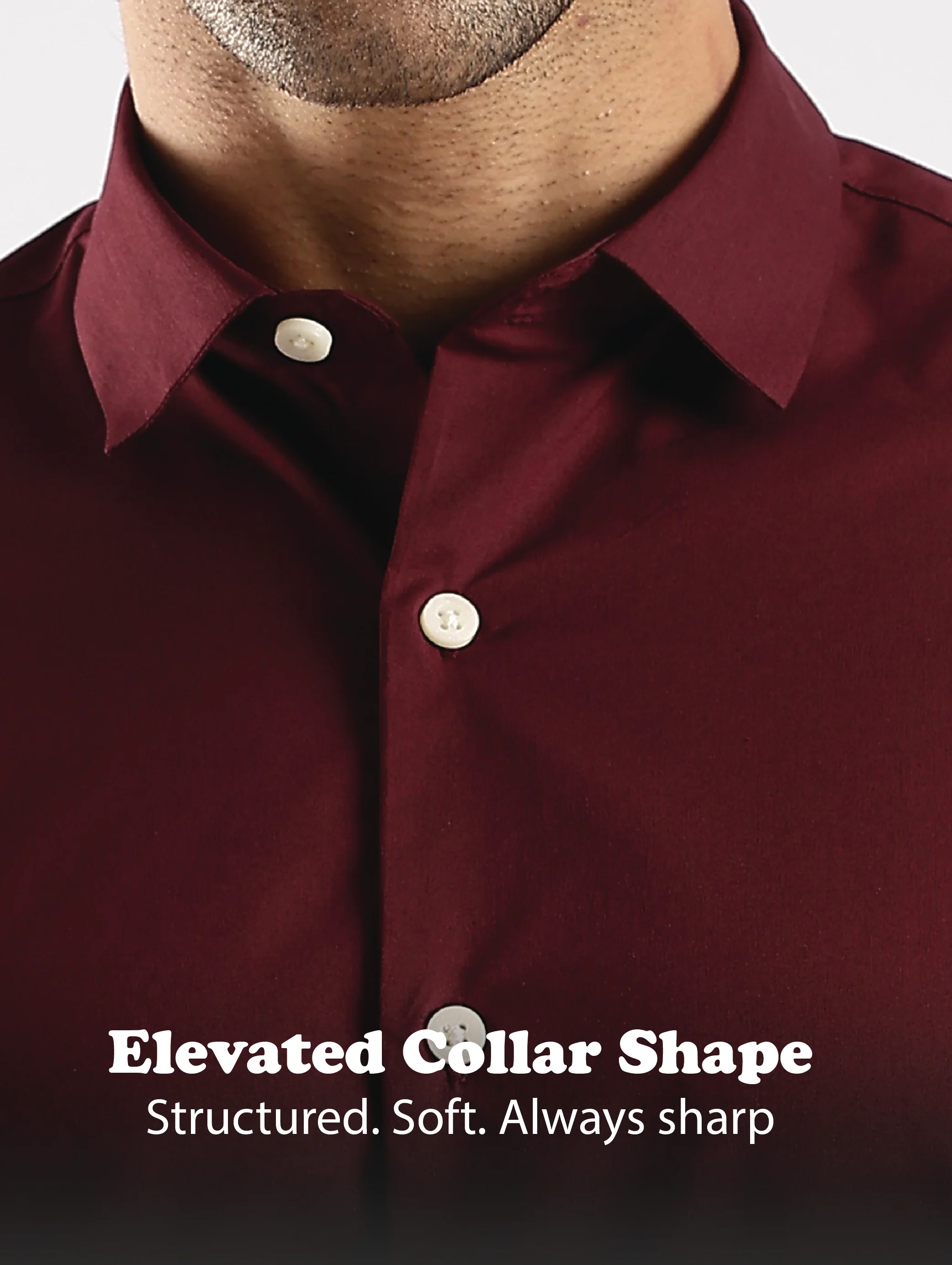 Men Maroon Cotton Slim Fit Shirt - Image 12