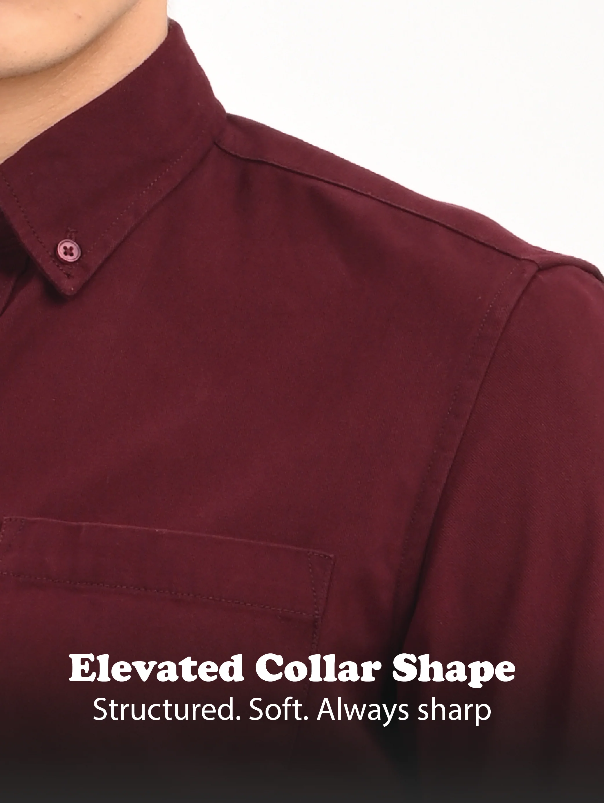 Men Maroon Everyday Essential Solid Shirt - Image 12