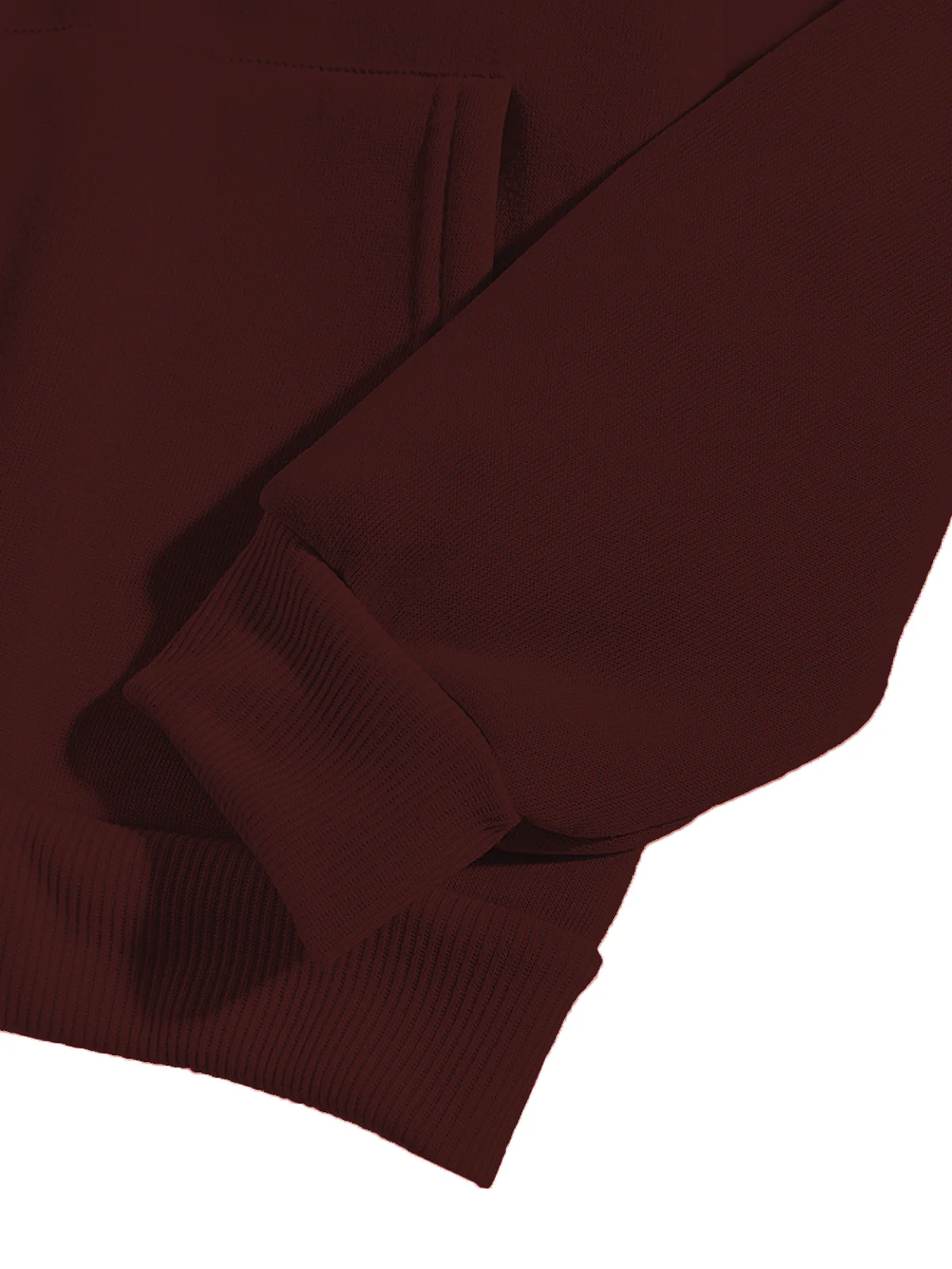 Men Maroon Printed Hoodie - Image 7