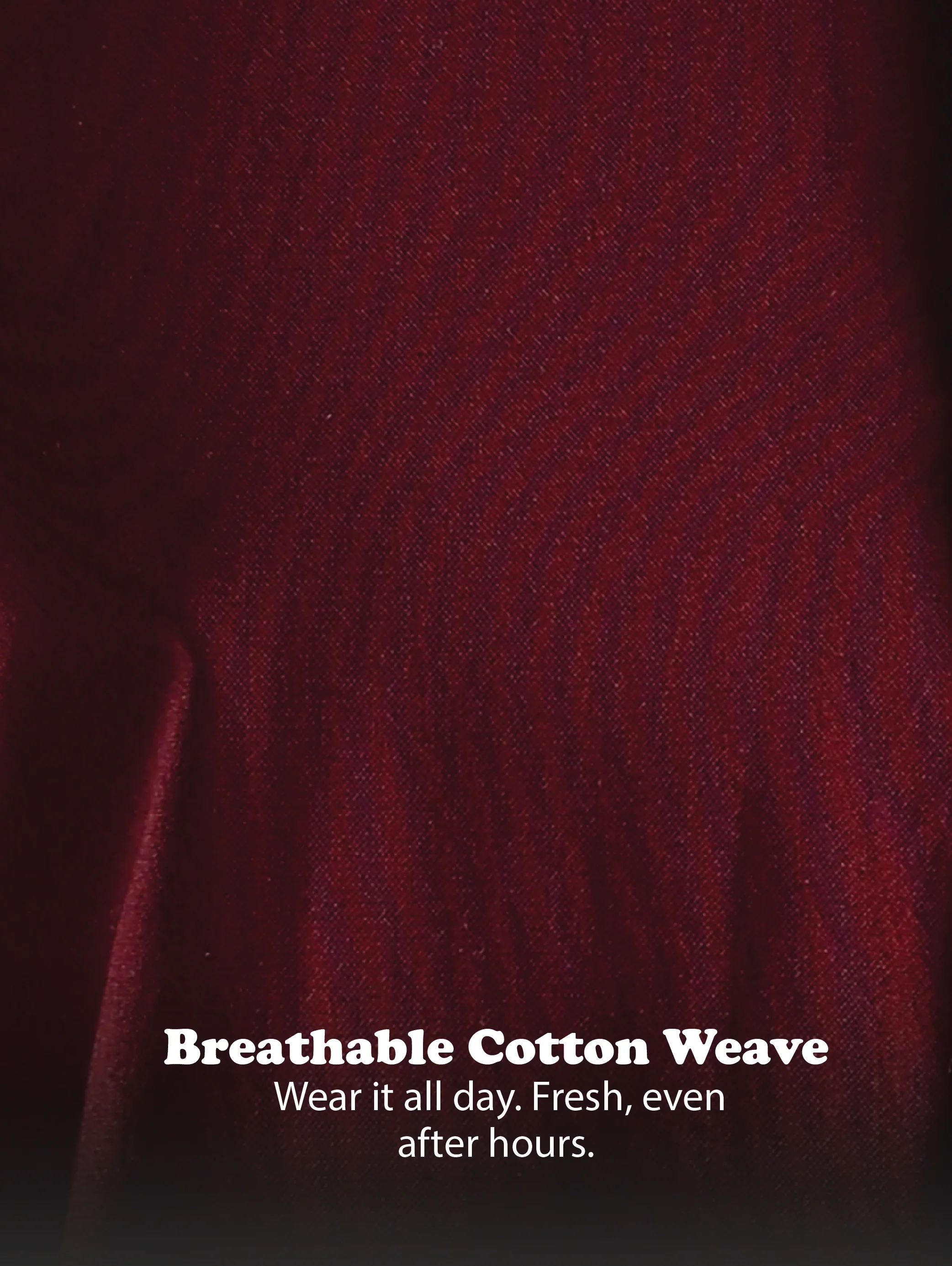 Men Maroon Oxford Solid Shirt - Image 14