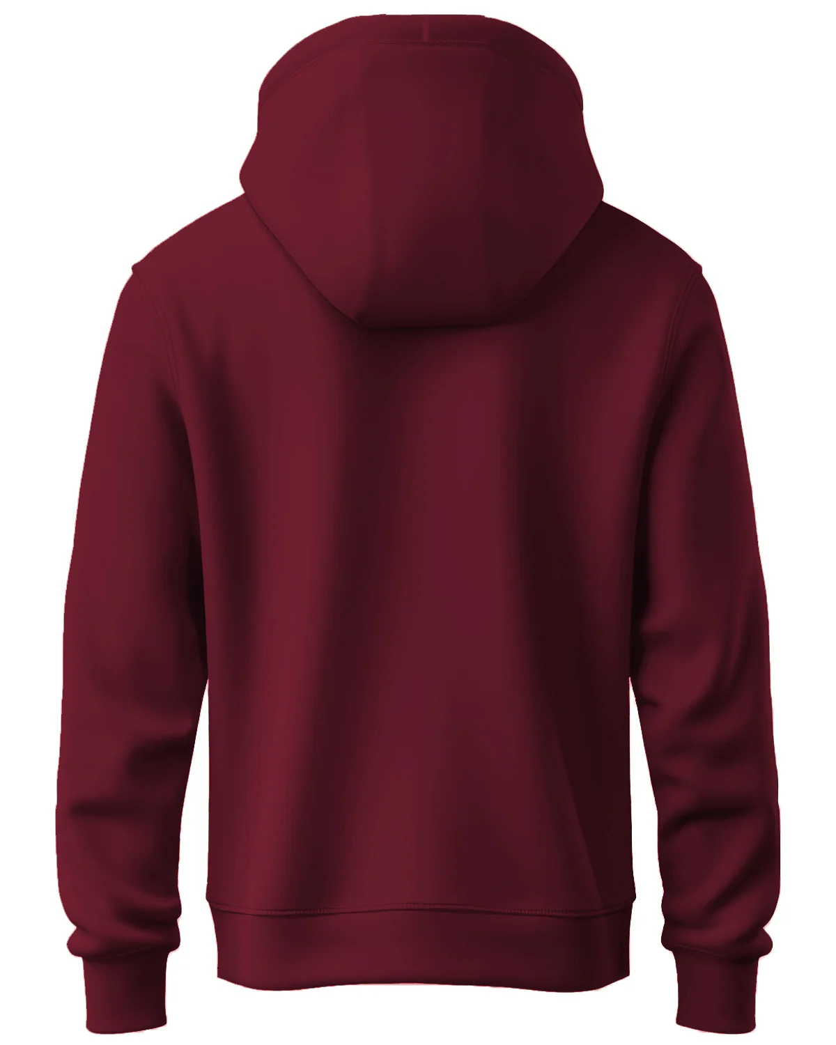 Men Maroon Printed Hoodie - Image 7