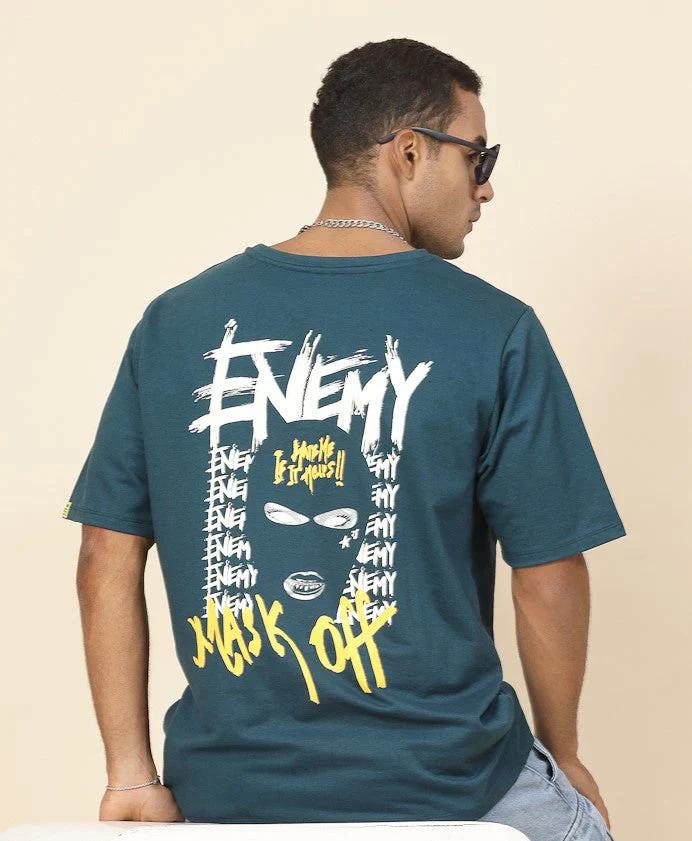 Men Mask Off Oversized Terry TShirt - Image 2