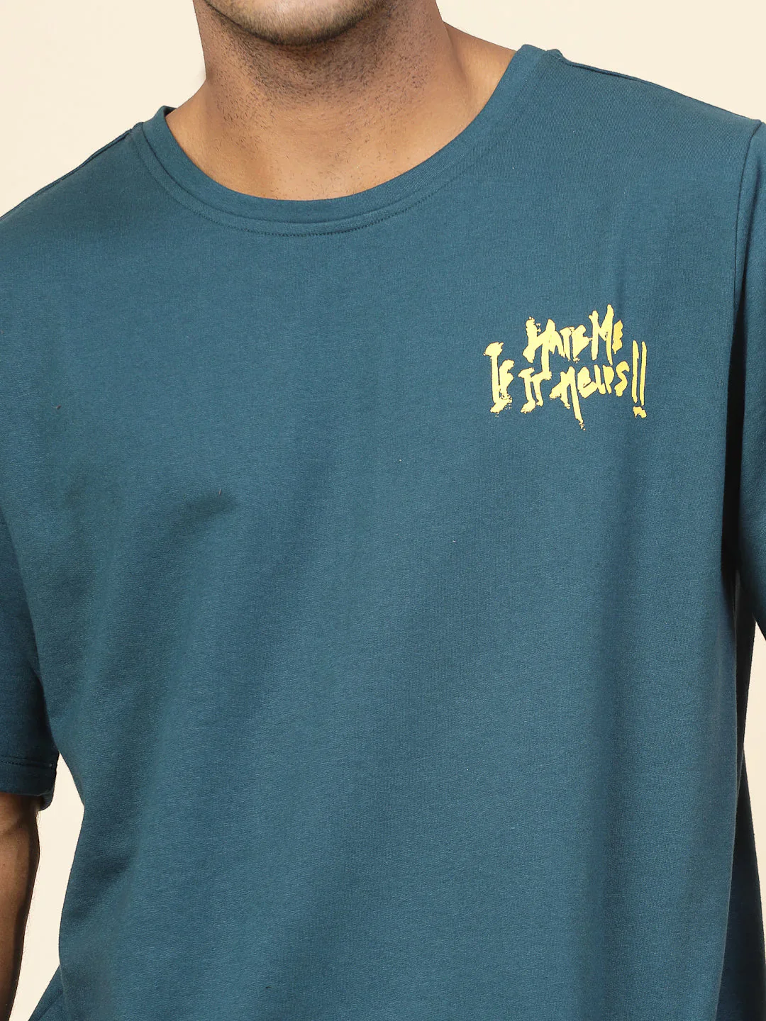 Men Mask Off Oversized Terry TShirt - Image 4