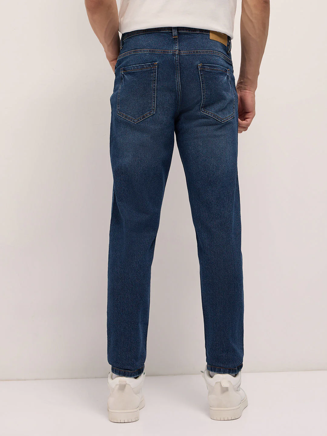Men Mid Blue Mid-Rise Slim Fit Jeans - Image 2