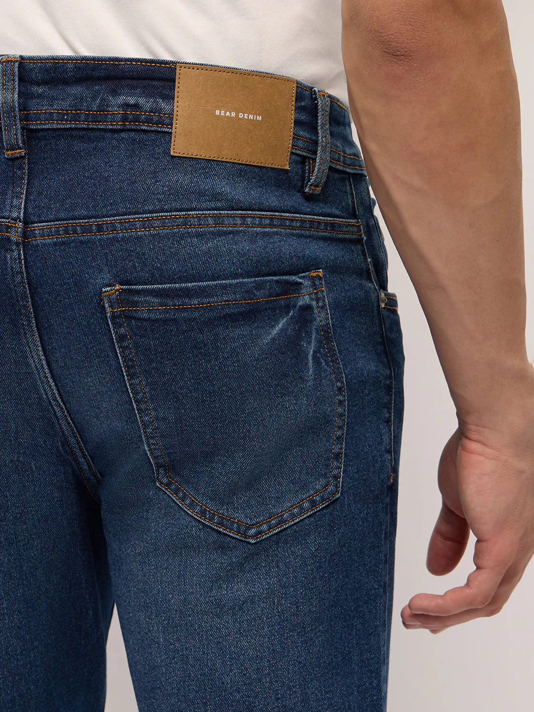 Men Mid Blue Mid-Rise Slim Fit Jeans - Image 6