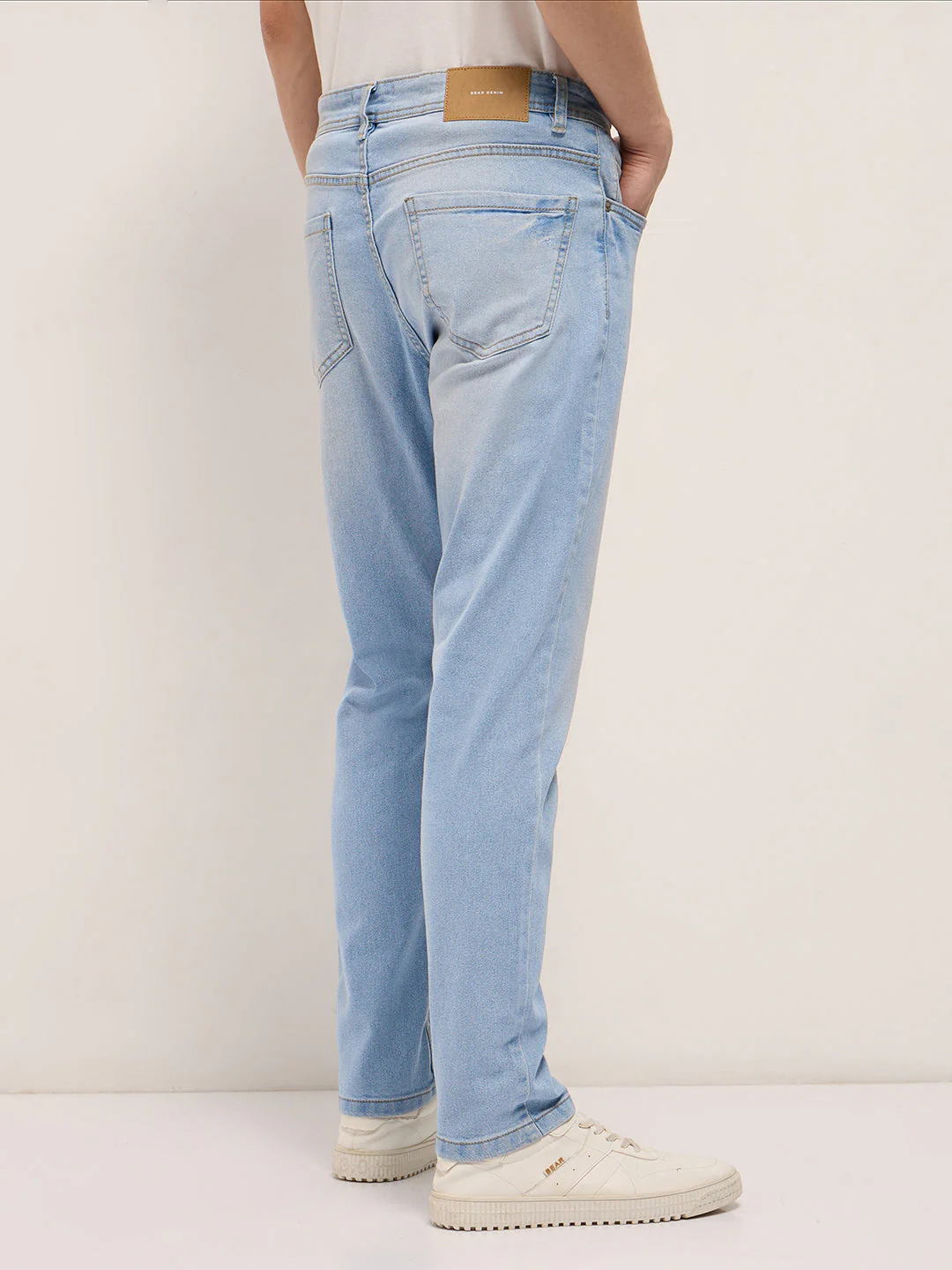 Men Mid Blue Mid-Rise Slim Fit Jeans - Image 2