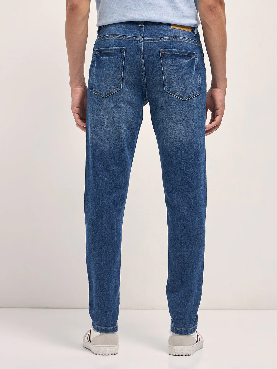 Men Mid Blue Mid-Rise Slim Fit Jeans - Image 2