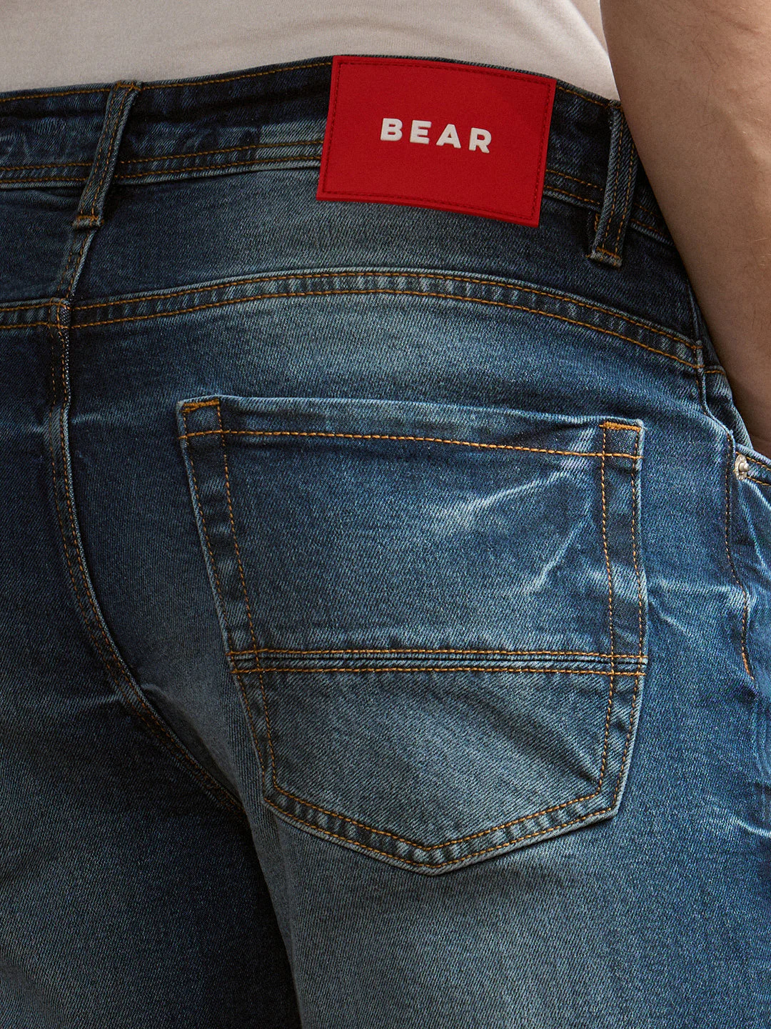 Men Blue Mid-Rise Slim Fit Jeans - Image 5
