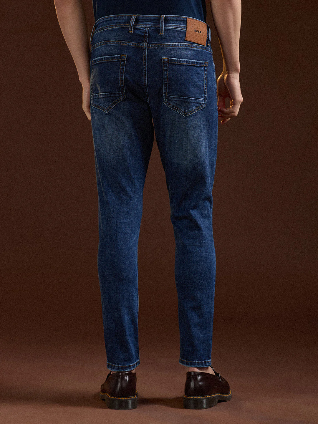 Men Mid BlueMid Fade Mid-Rise Skinny Fit Jeans - Image 2