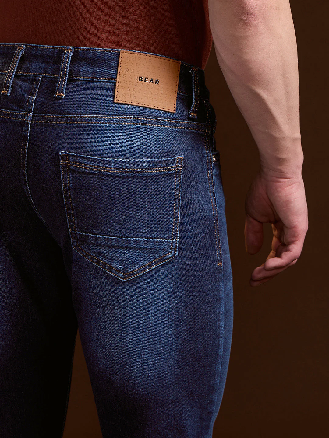 Men Mid BlueMid Fade Mid-Rise Skinny Fit Jeans - Image 6