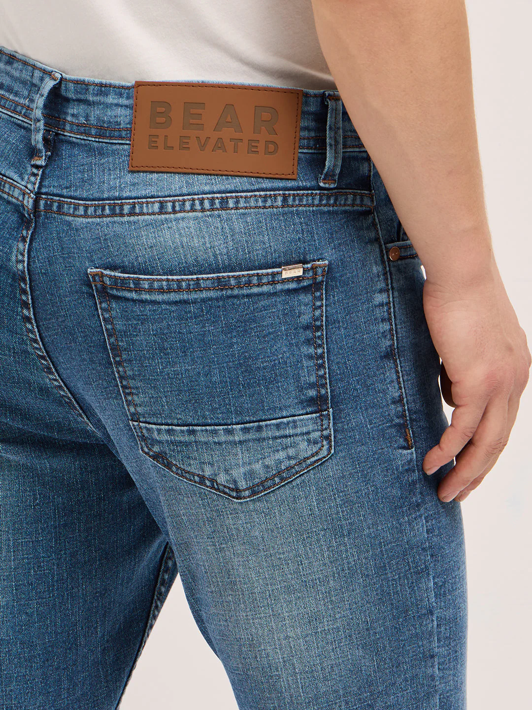 Men Mid BlueMid Fade Mid-Rise Skinny Fit Jeans - Image 6