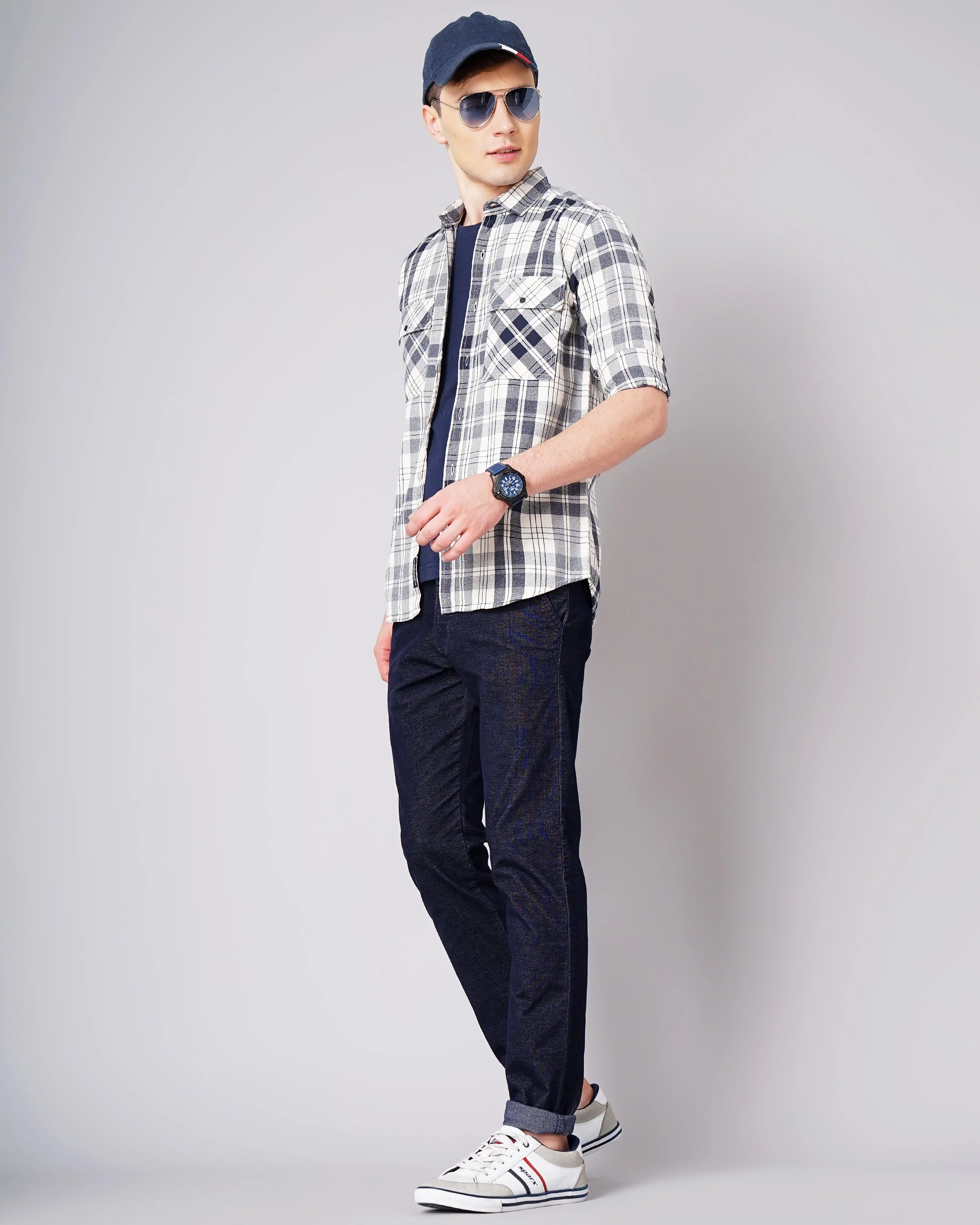 Men Milano Blue Shirt - Image 6