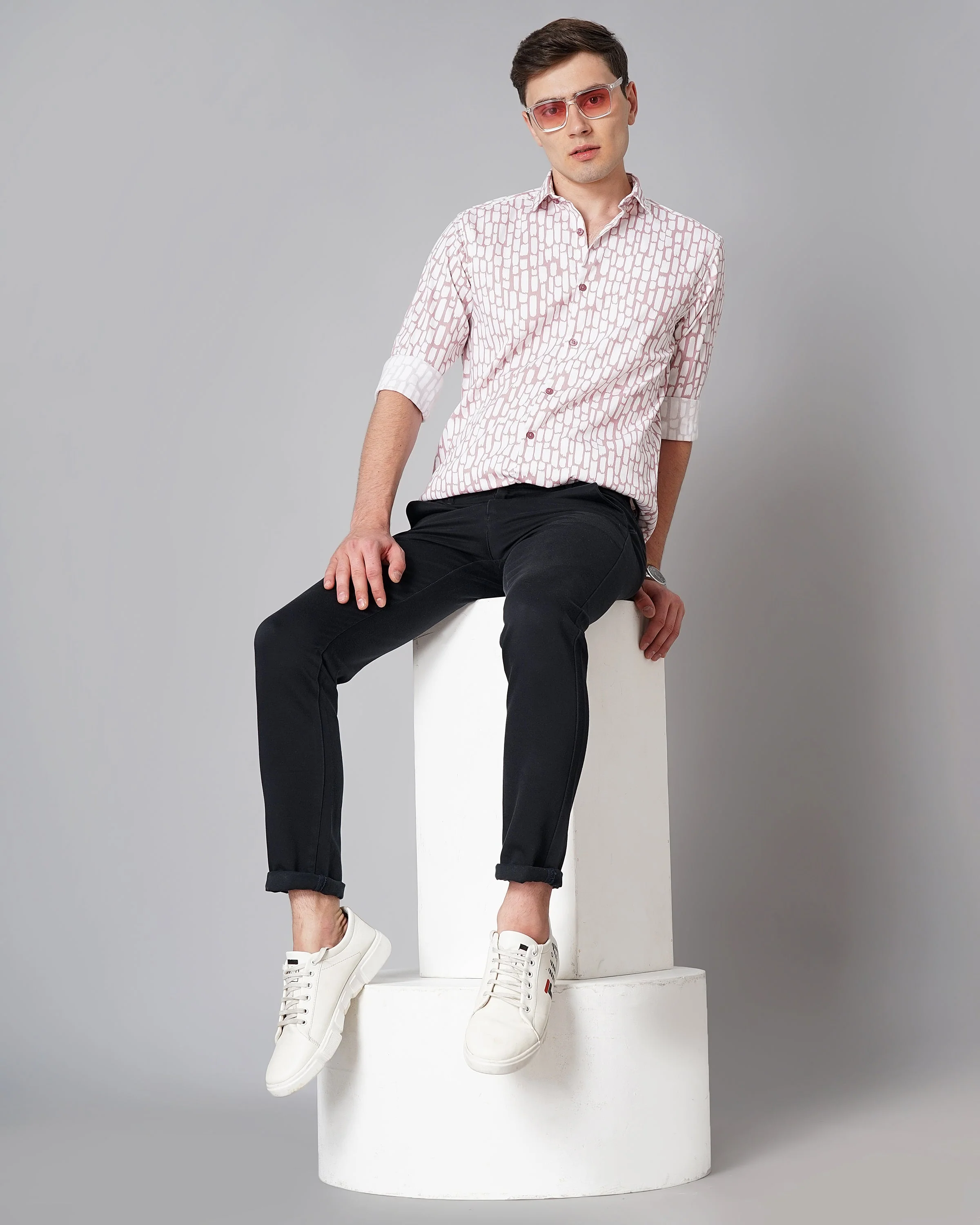 Men Milano Pink Shirt - Image 2