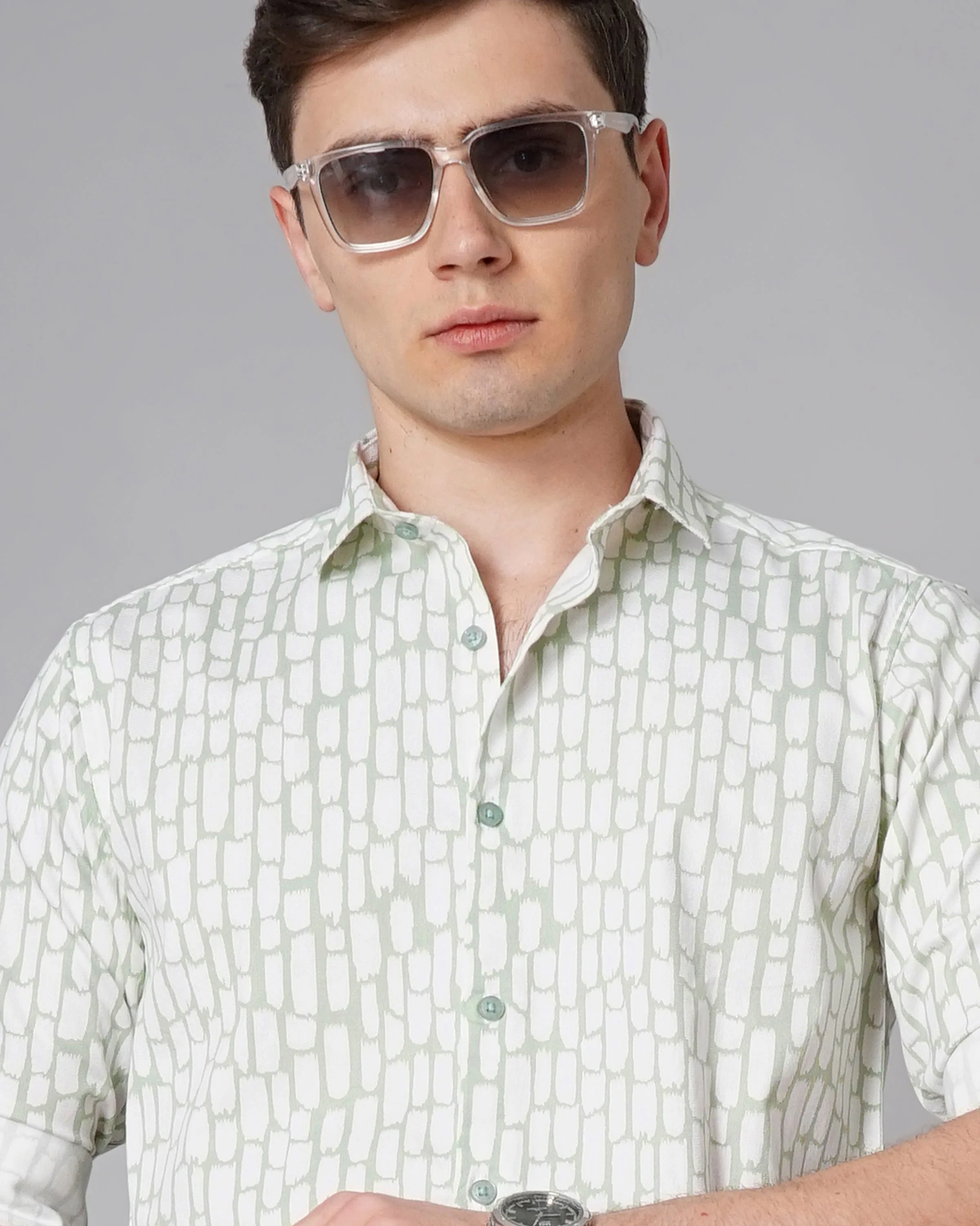Men Milano Pink Shirt - Image 6