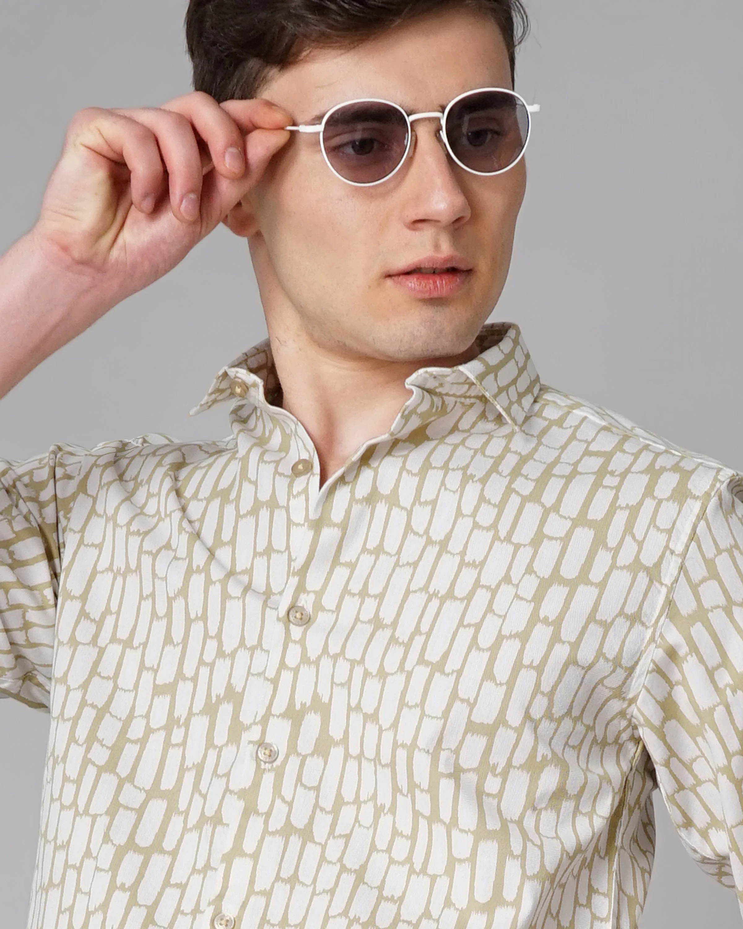 Men Milano Yellow Shirt - Image 2