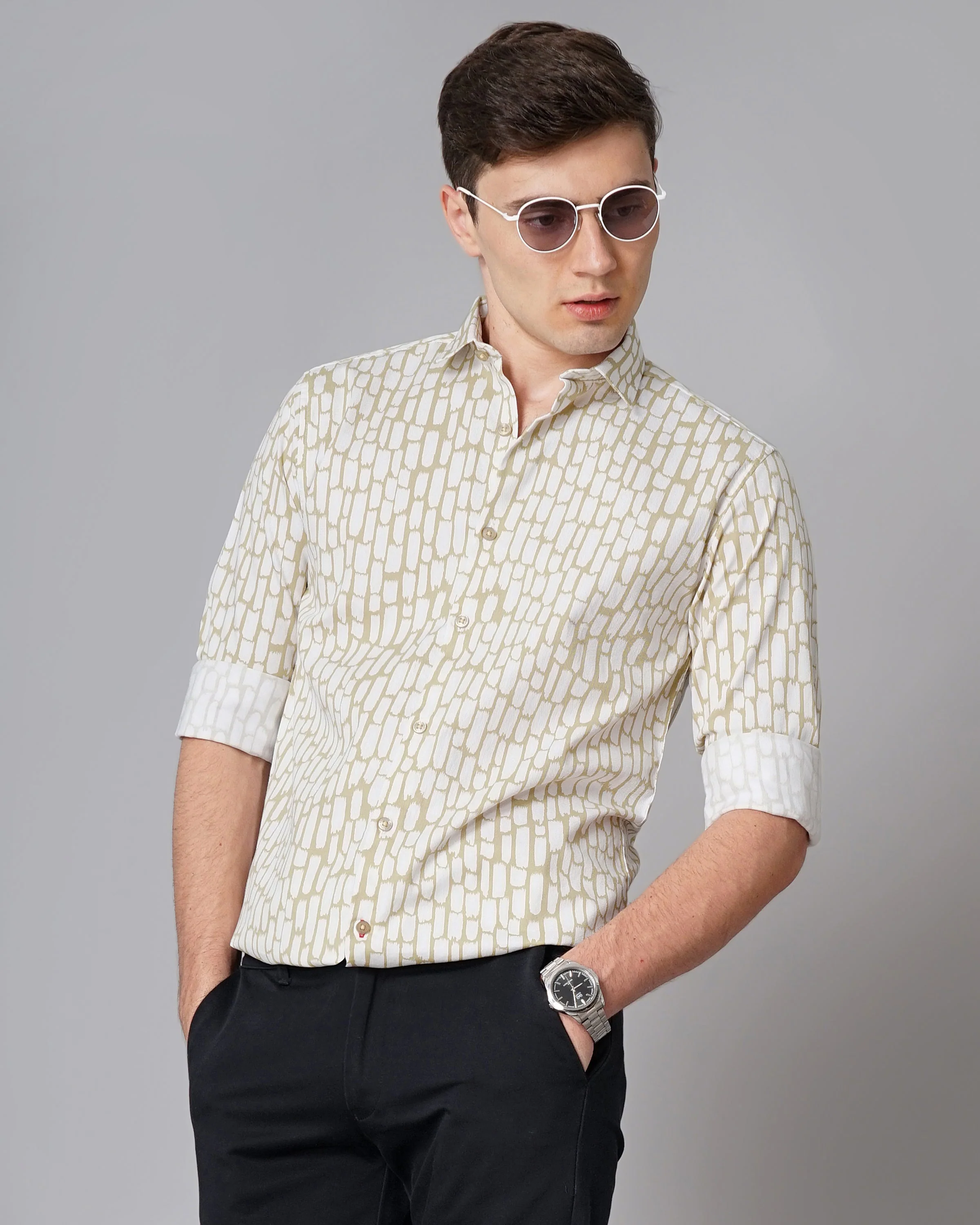 Men Milano Yellow Shirt - Image 3