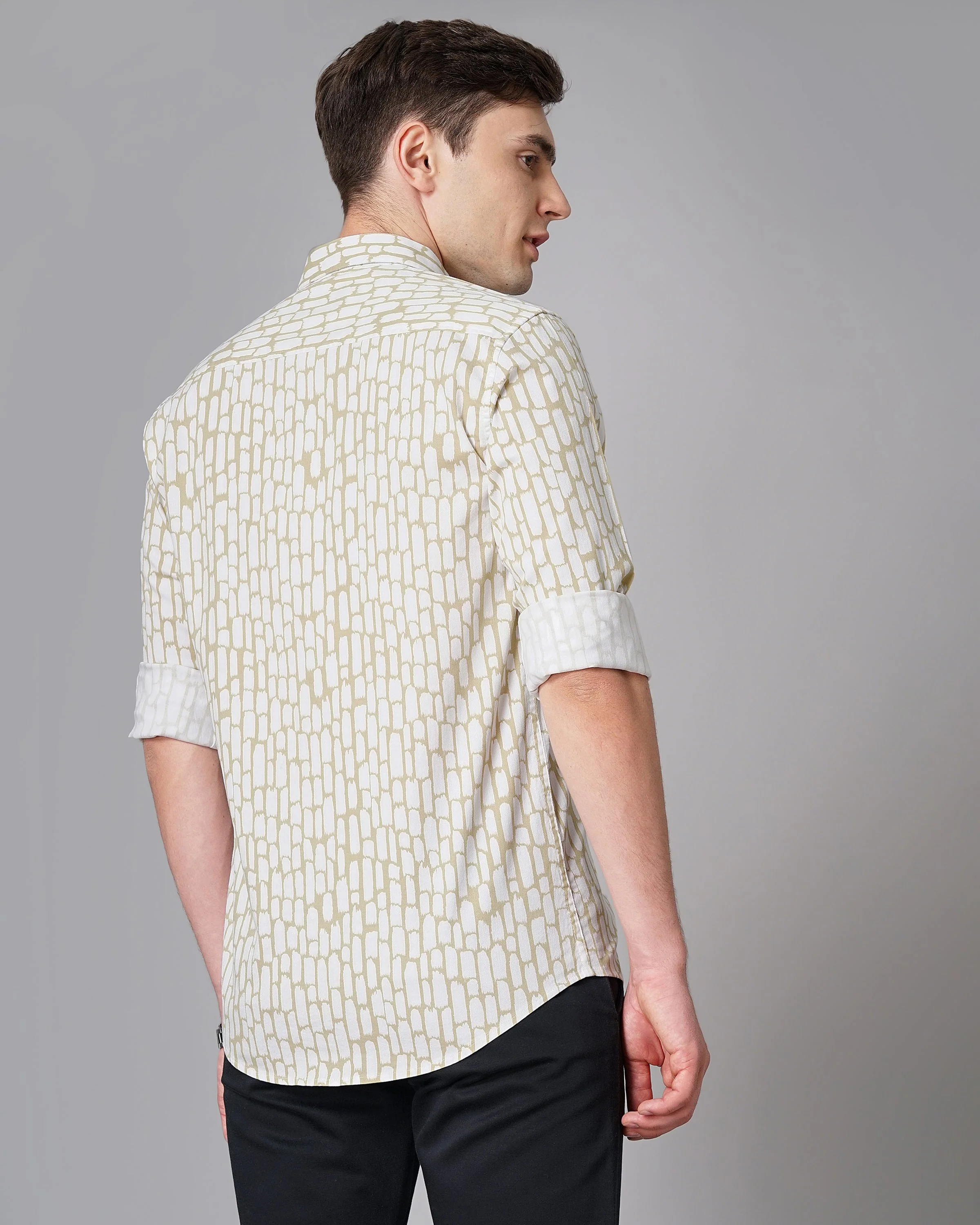 Men Milano Yellow Shirt - Image 4