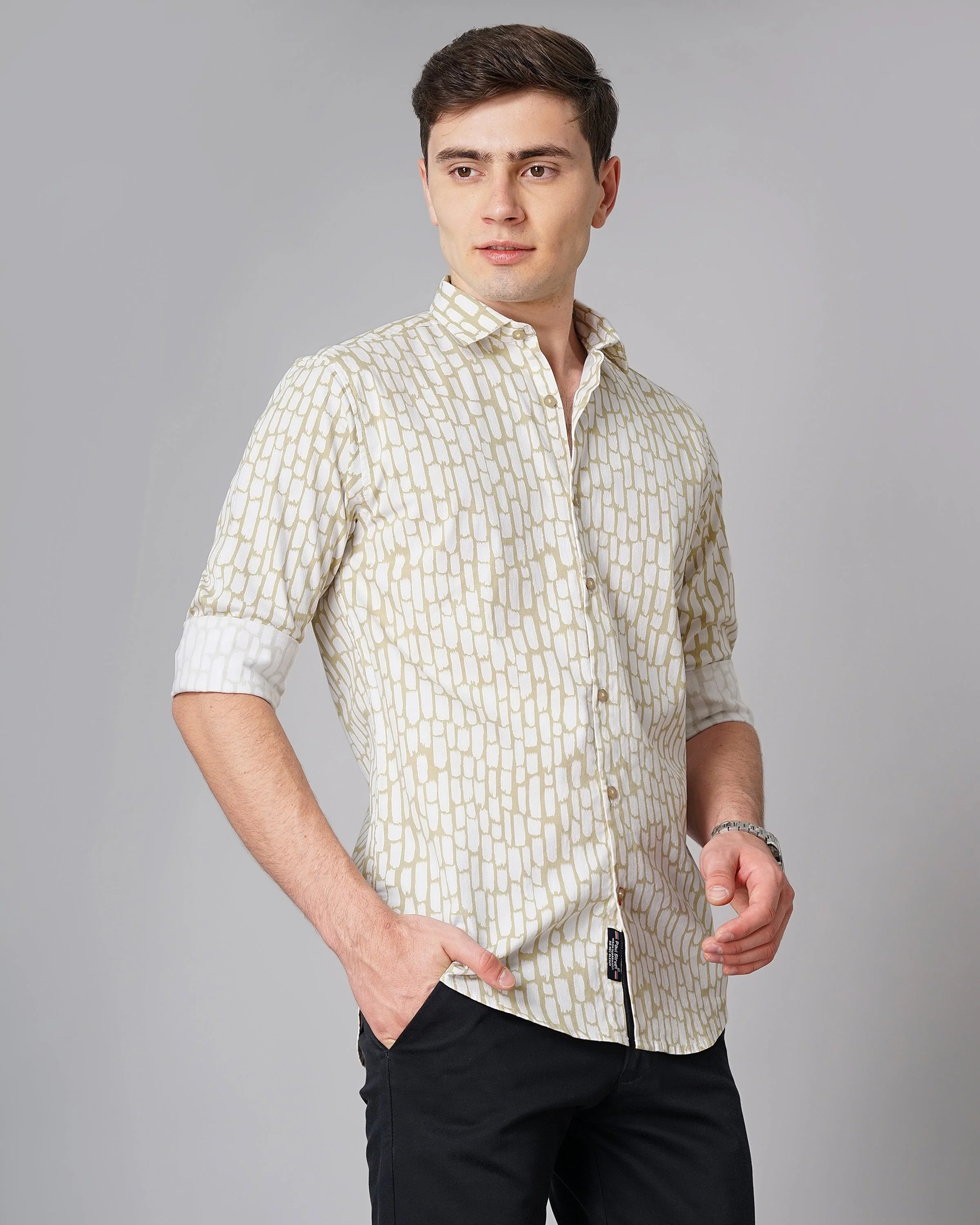 Men Milano Yellow Shirt - Image 5