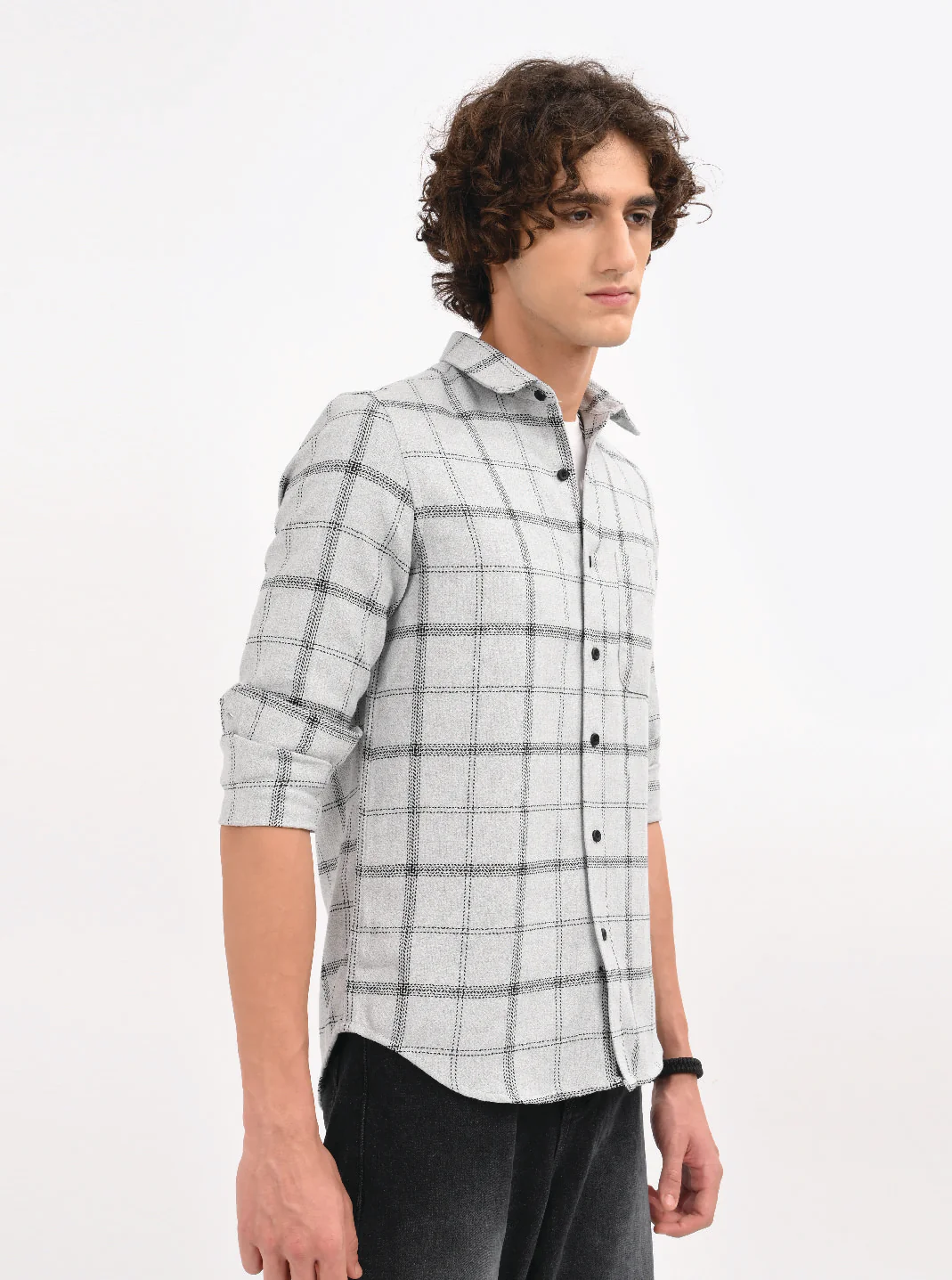 Men Grey Shirt - Image 2