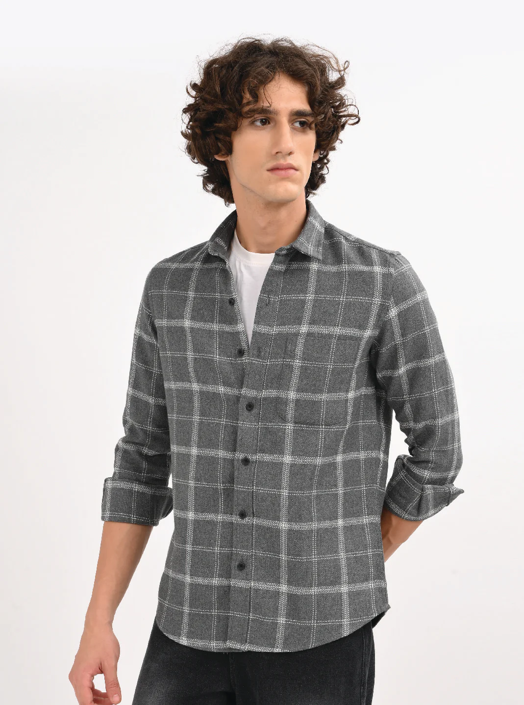 Men Grey Shirt