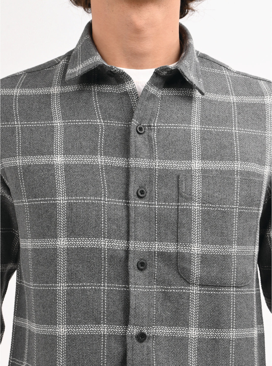 Men Grey Shirt - Image 4