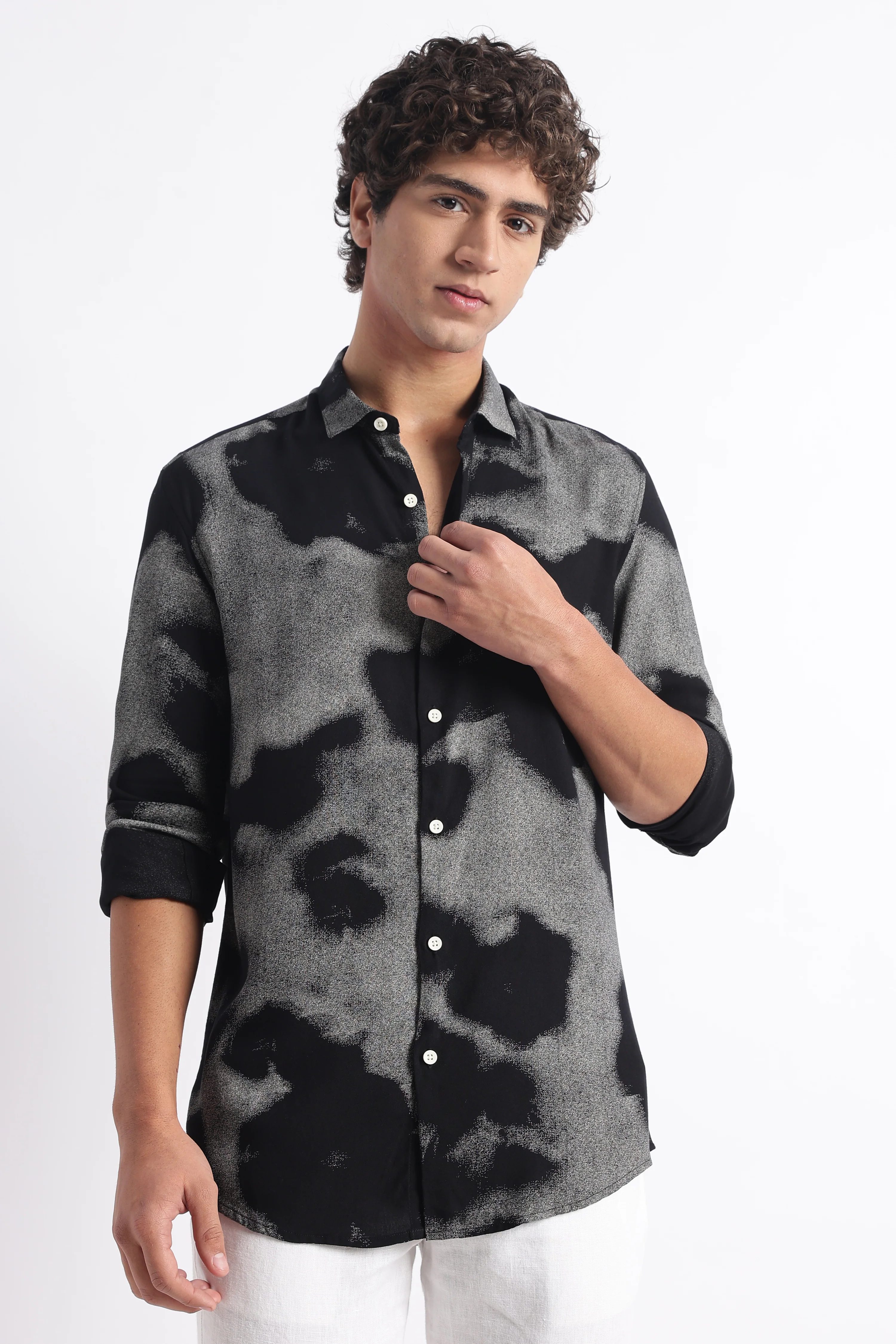 Men Modern Day Print Shirt - Image 3