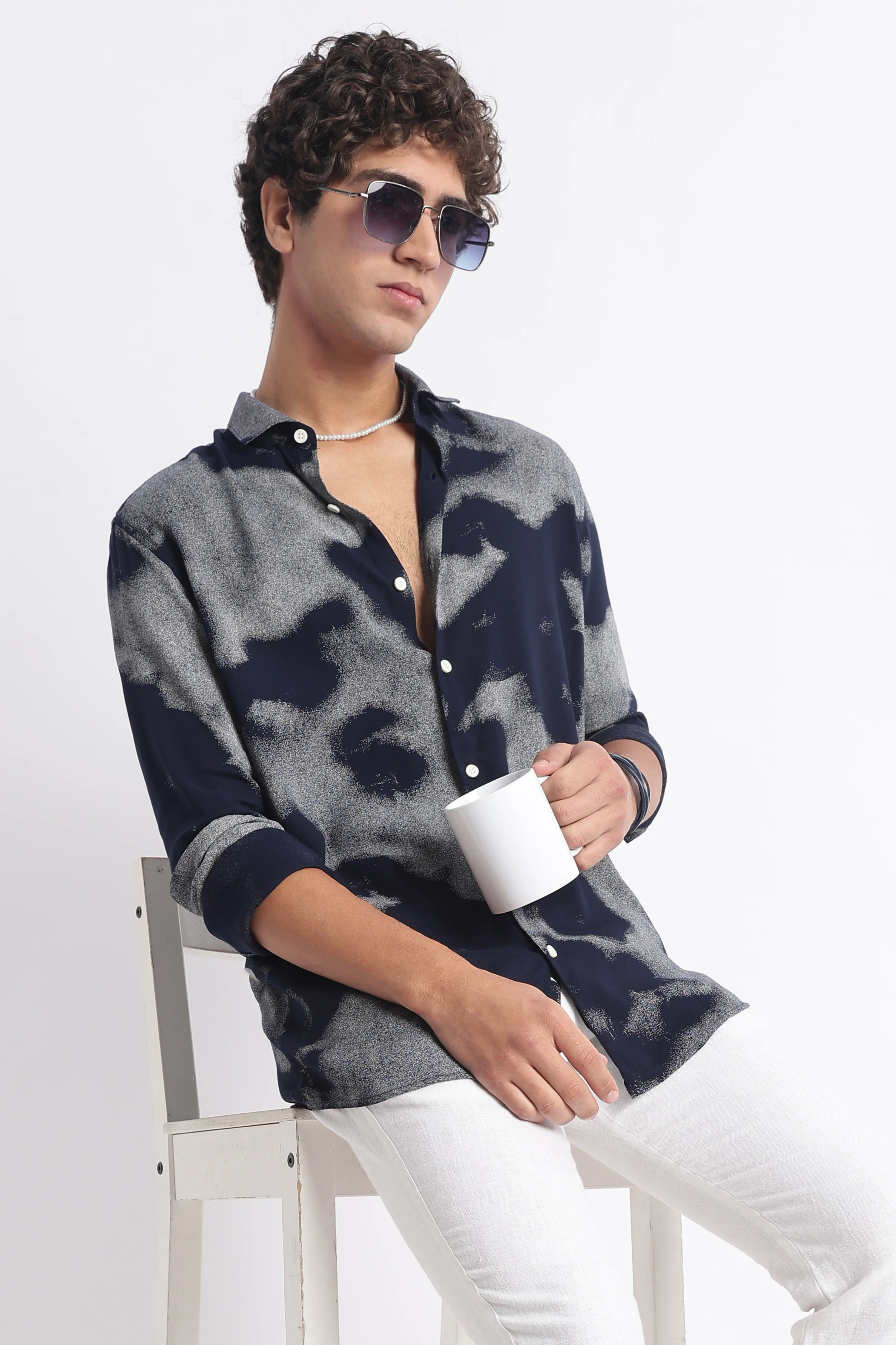 Men Modern Day Print Shirt - Image 8
