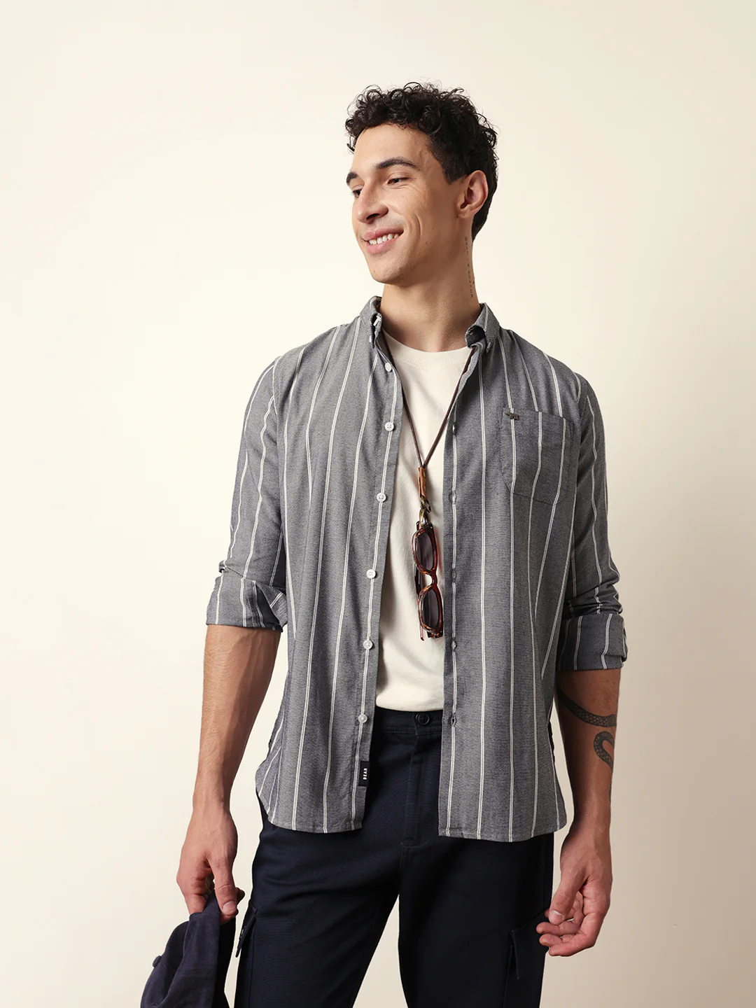 Men Modern Fit Casual Shirt - Image 2