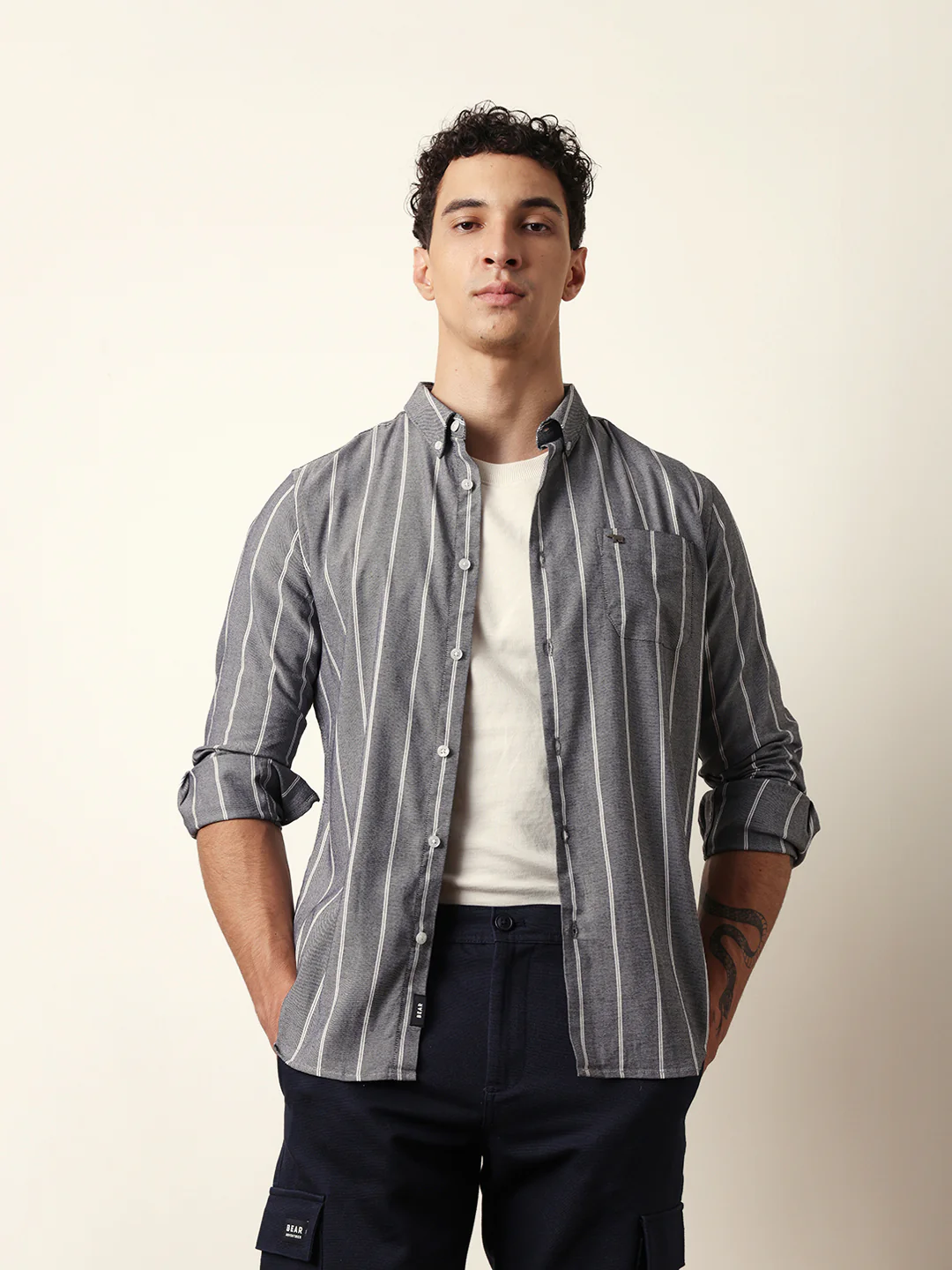 Men Modern Fit Casual Shirt - Image 4